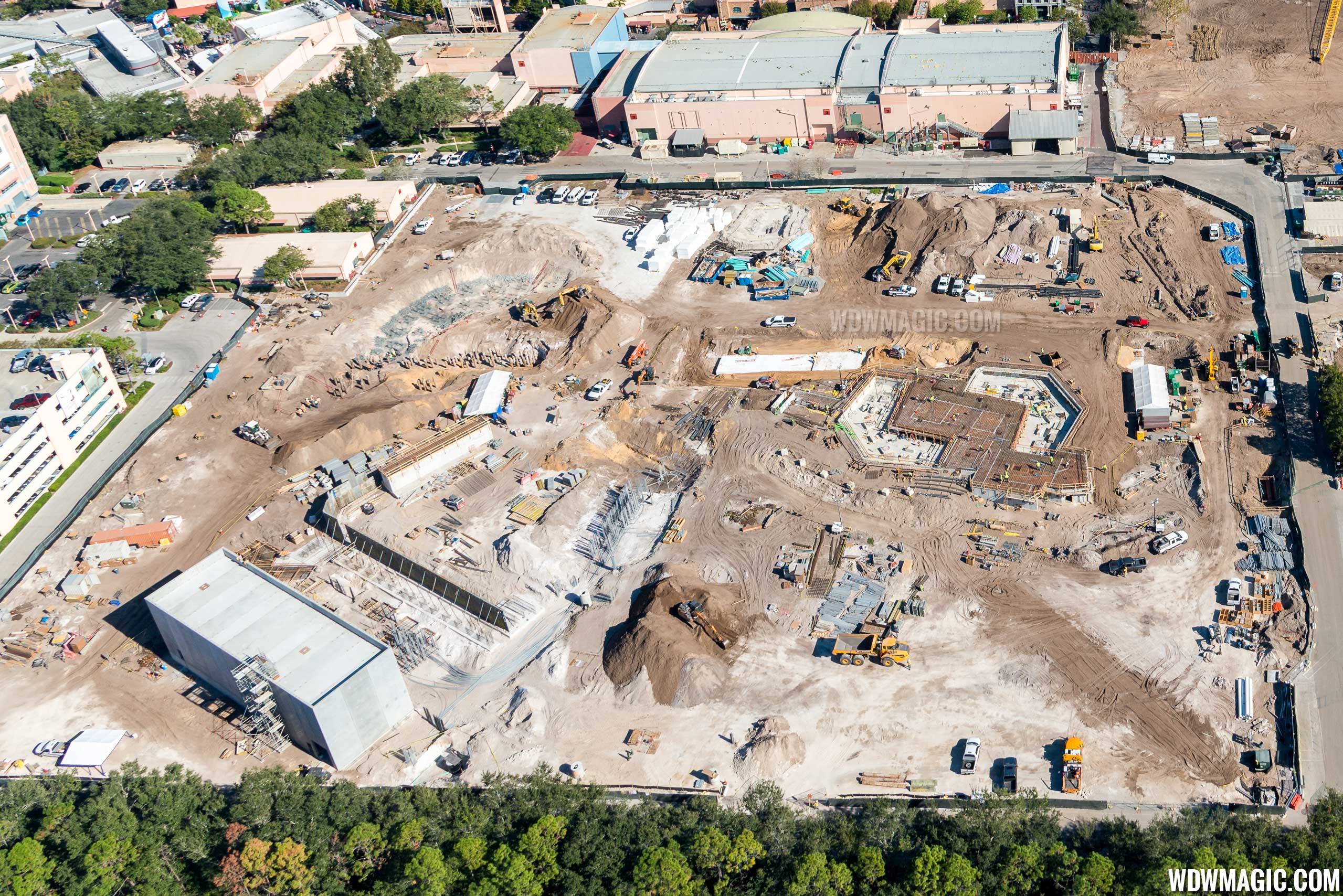 Toy Story Land aerial view - December 2016