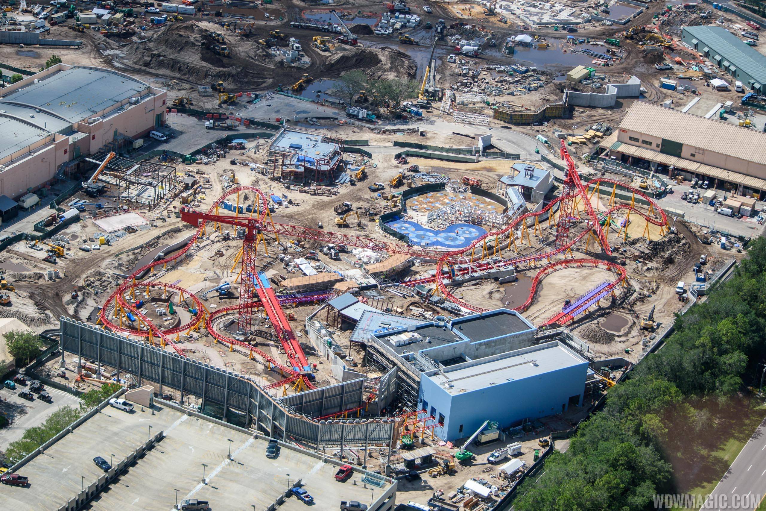Wide view of Toy Story Land
