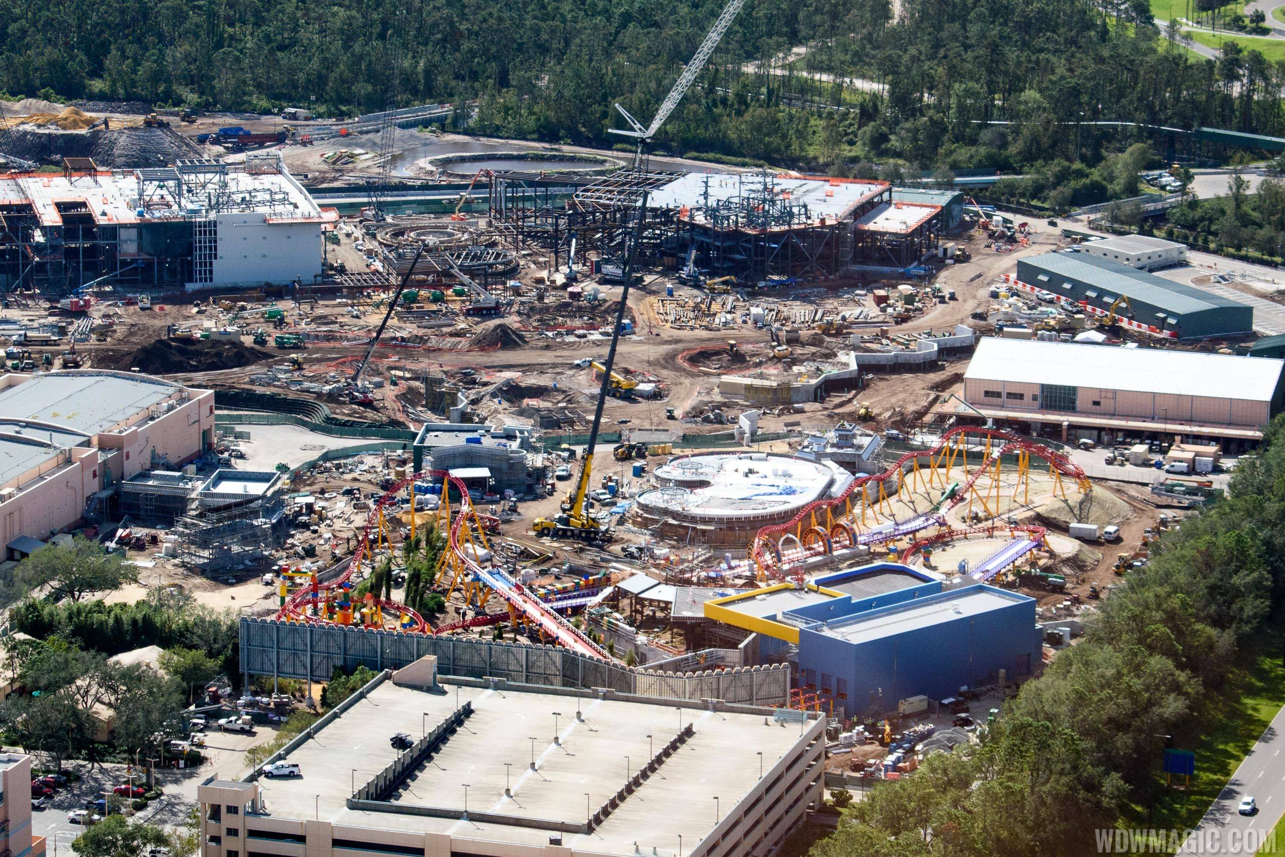 PHOTOS - Views of Toy Story Land from the air