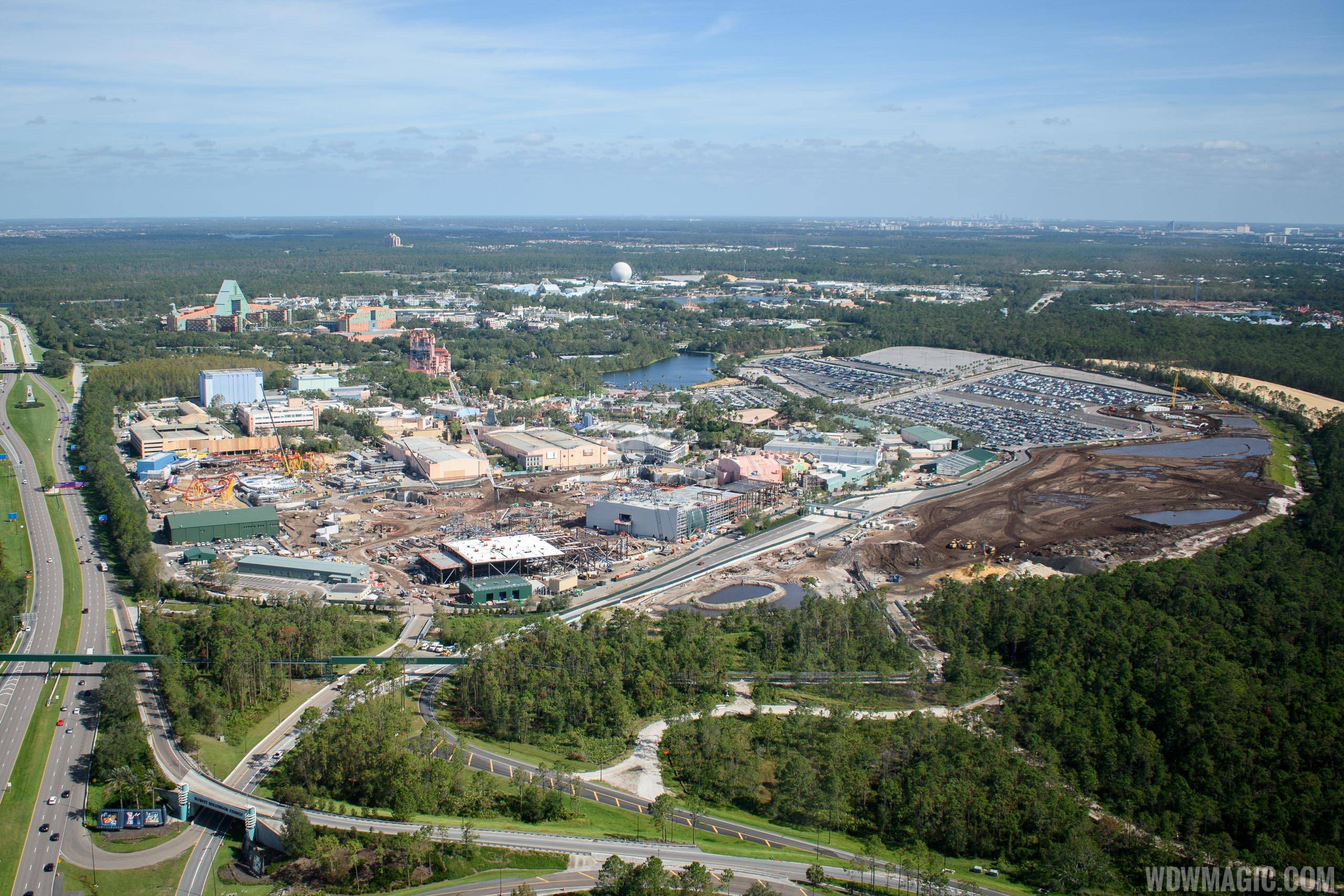 PHOTOS - Views of Toy Story Land from the air
