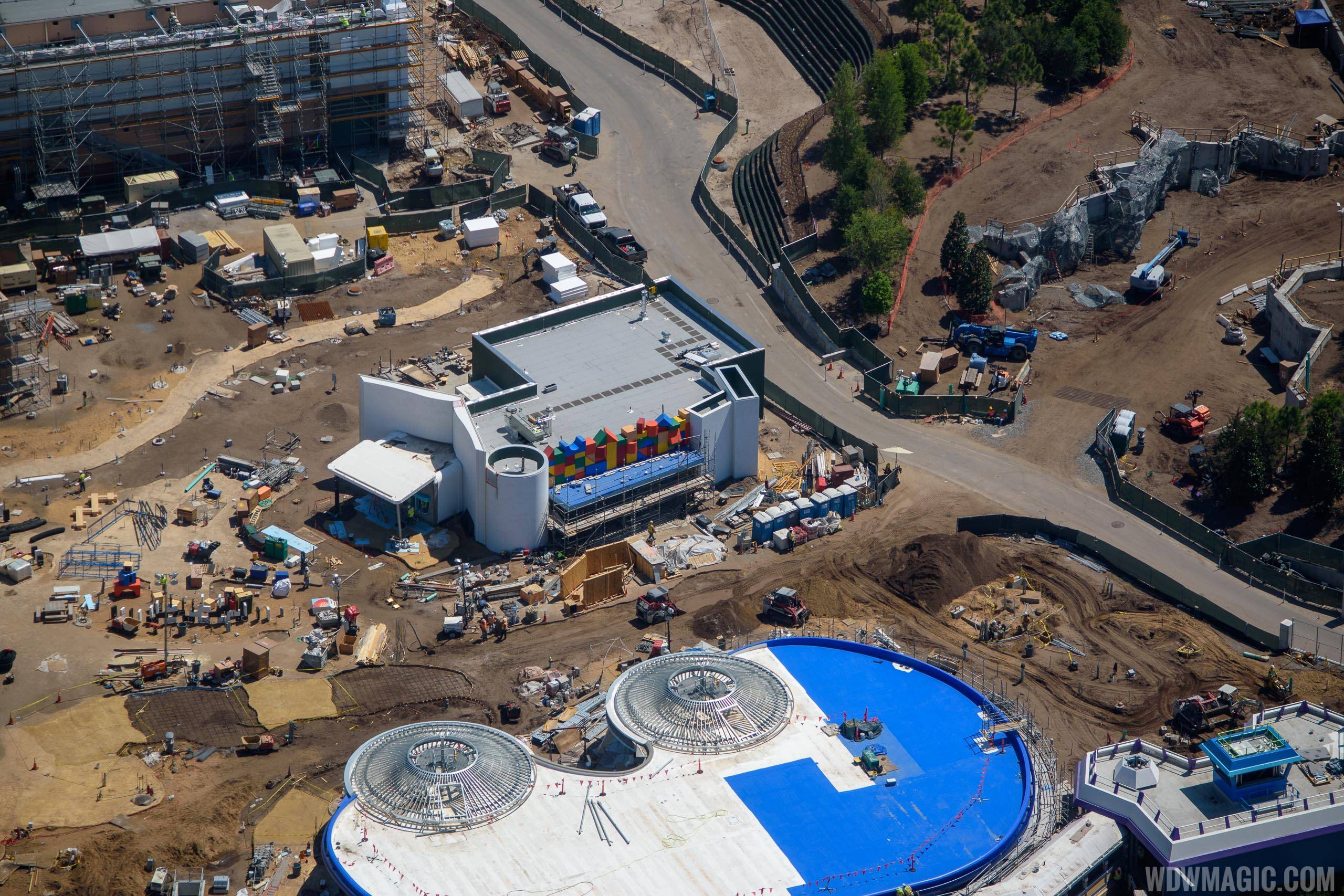 Toy Story Land aerial pictures - March 2018