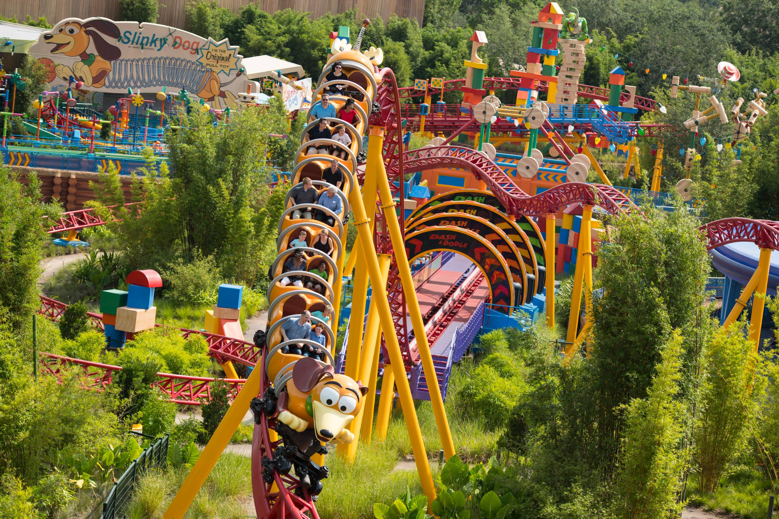 Slinky Dog Dash coaster at Toy Story Land