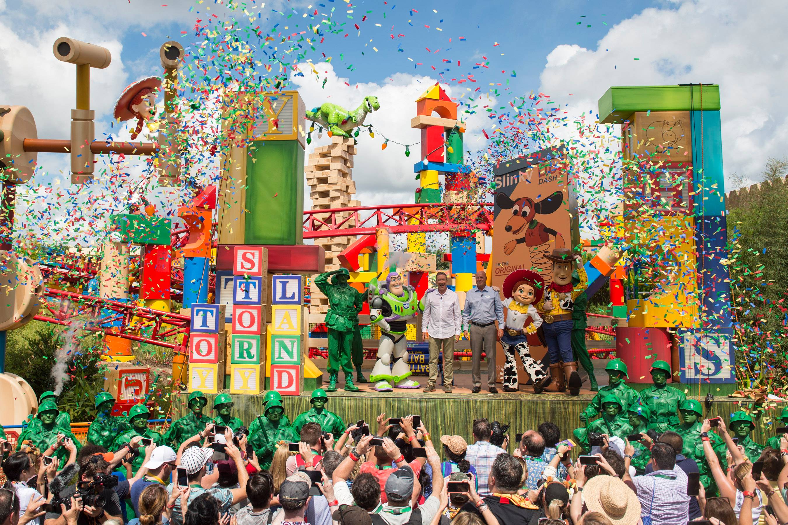 Toy Story Land dedication ceremony