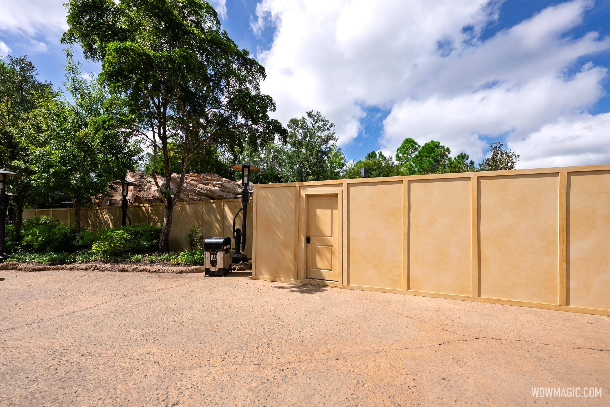 Toy Story Land and Galaxy's Edge Construction Walls - September 2025