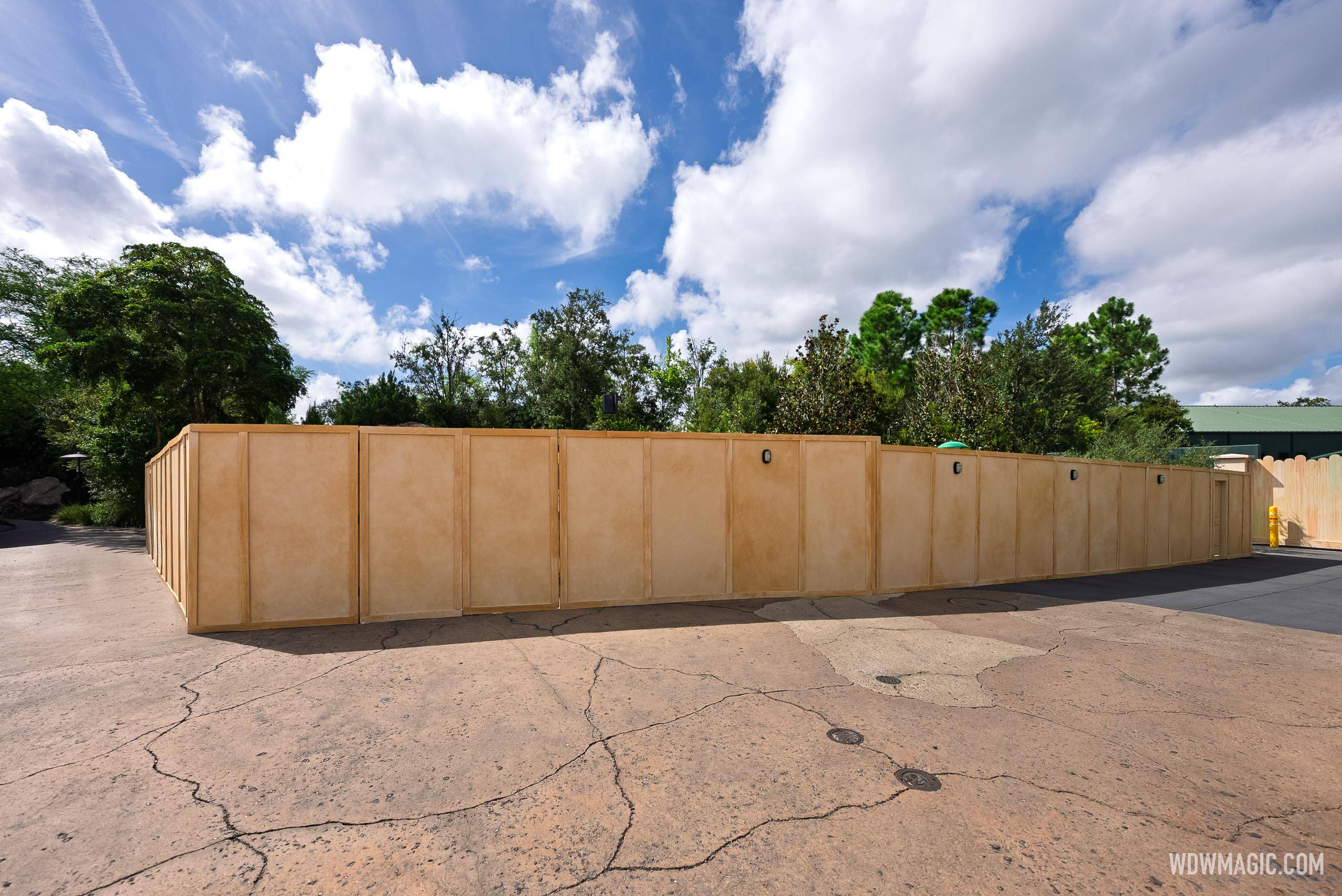 Toy Story Land and Galaxy's Edge Construction Walls - September 2025