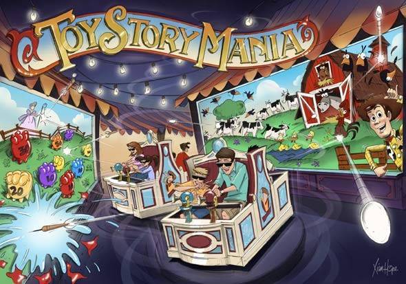 Toy Story Mania concept art