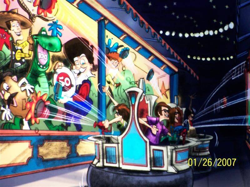 More Toy Story Mania concept art and game play demos
