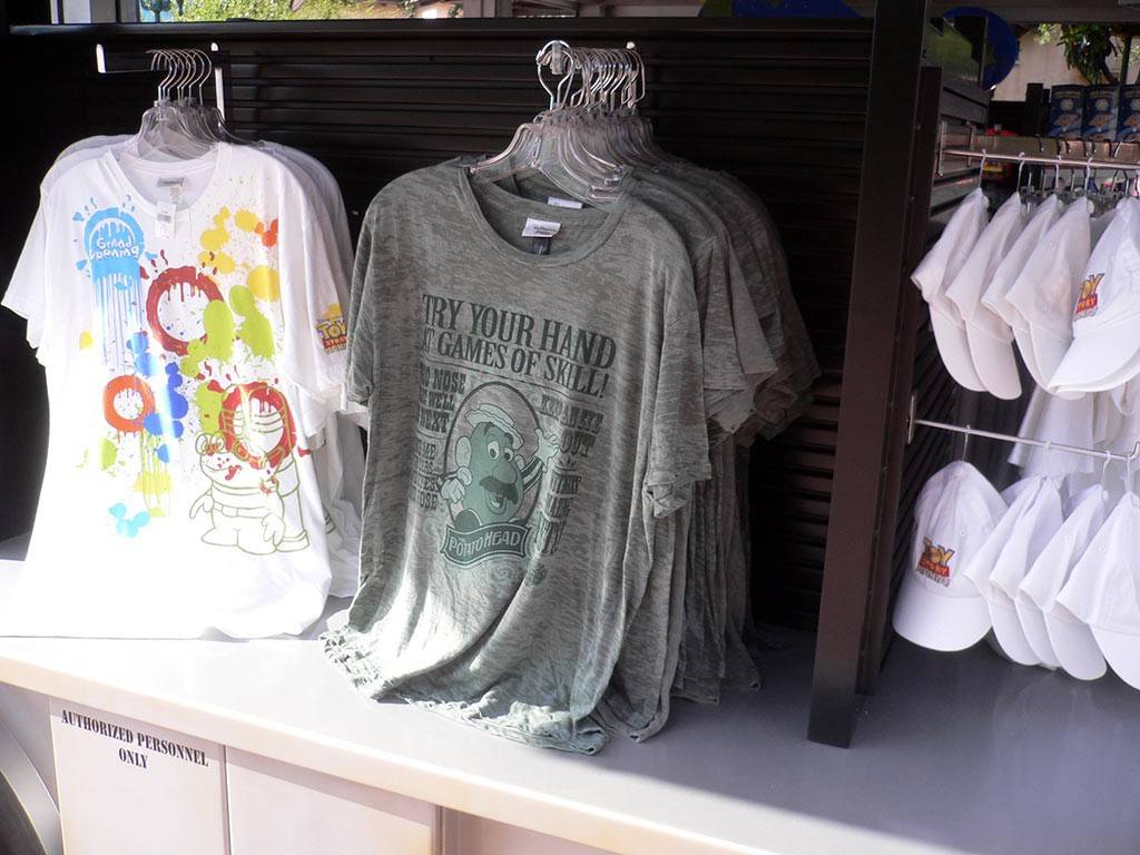 Toy Story Midway Mania merchandise now on sale at the Studios
