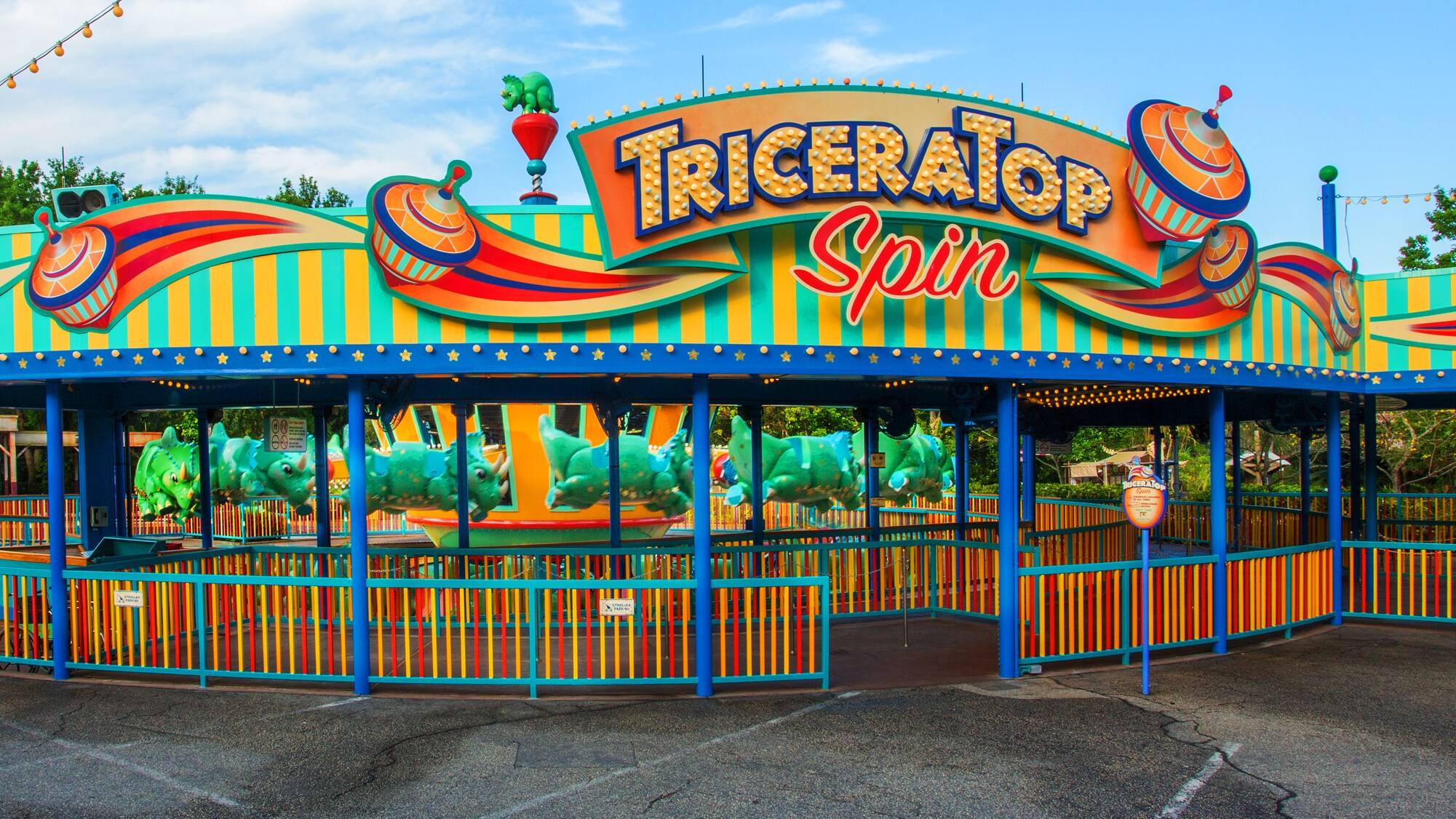 TriceraTop Spin at Disney's Animal Kingdom closing for short refurbishment this month