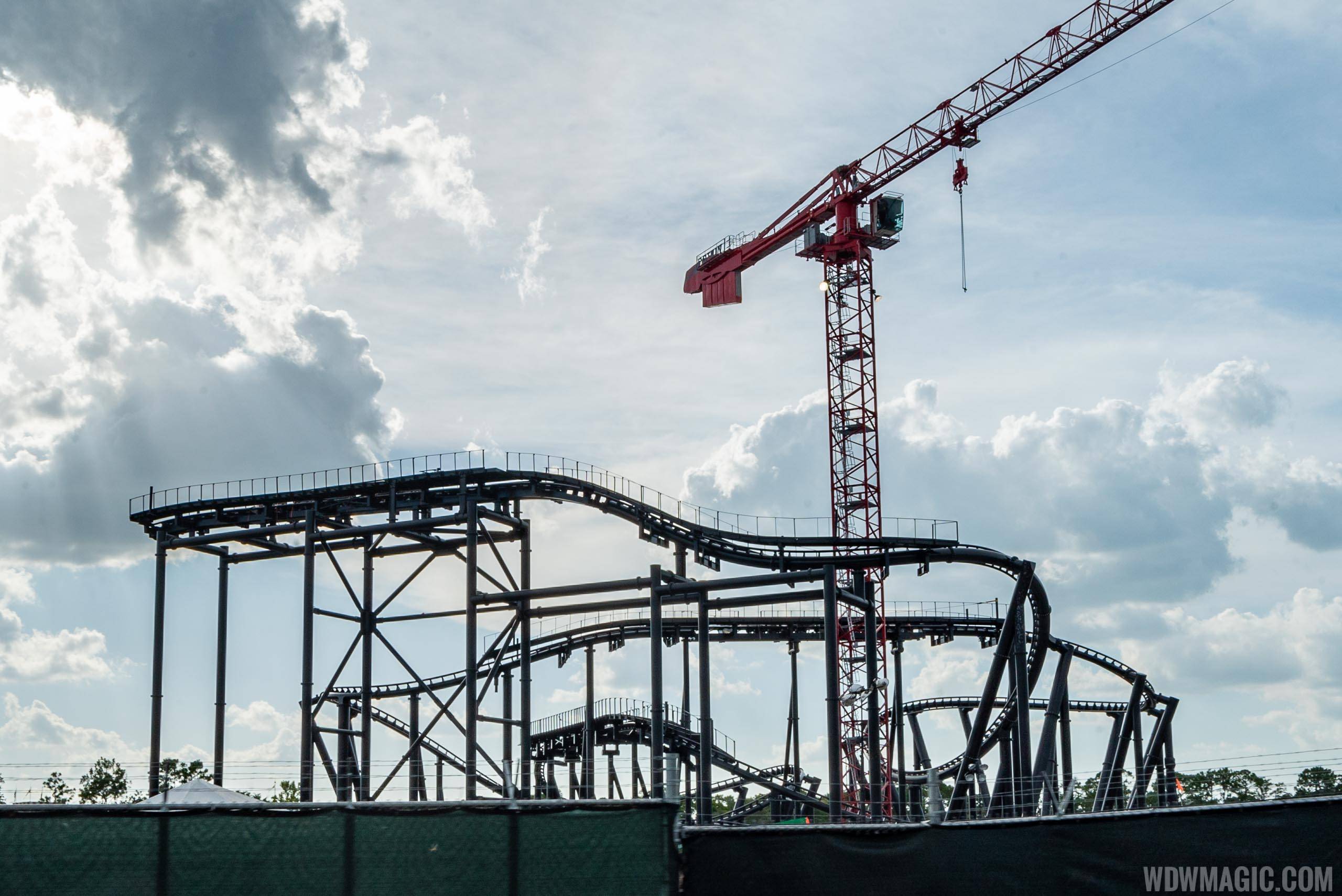 PHOTOS - TRON rollercoaster construction at the Magic Kingdom