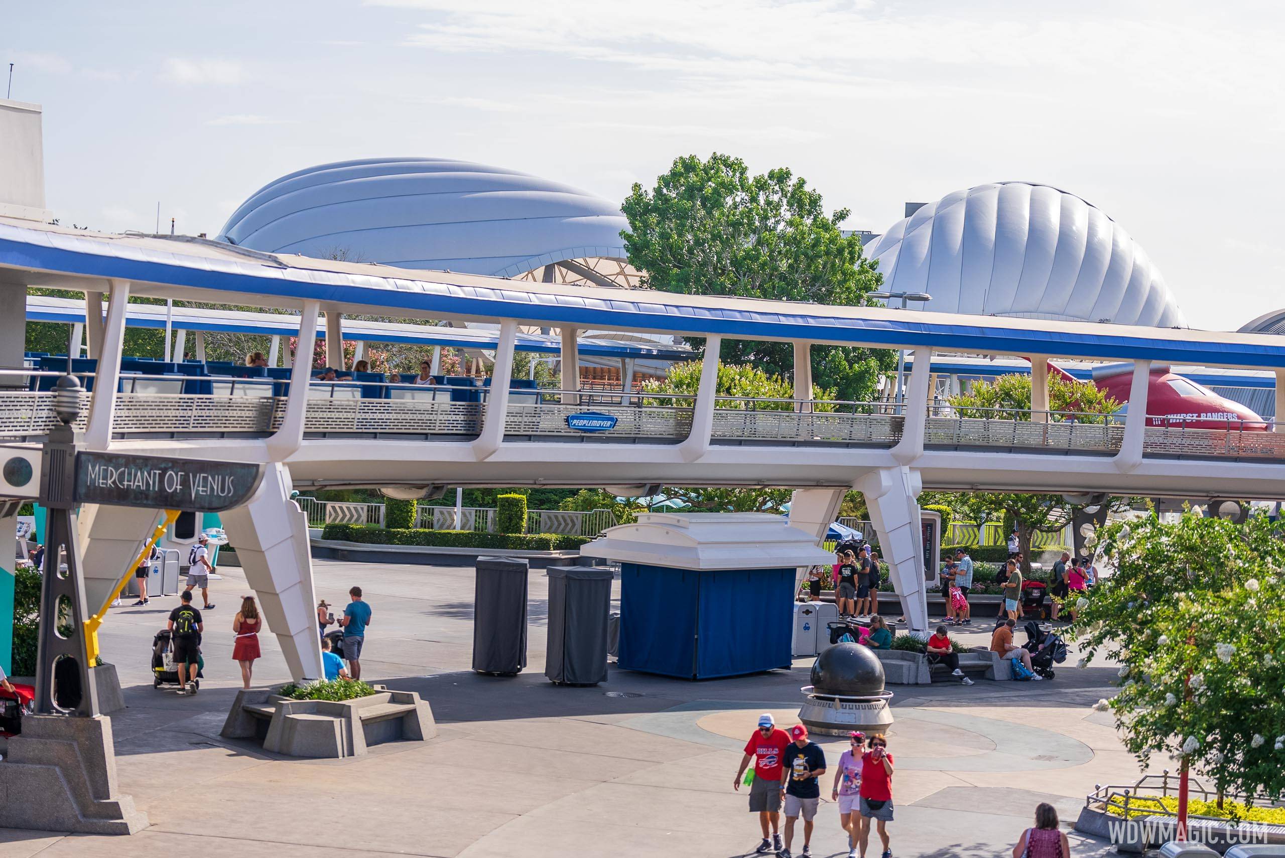View of TRON from the PeopleMover