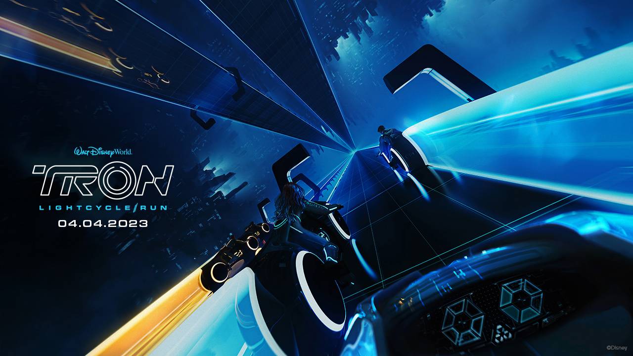 TRON Lightcycle Run opening date poster