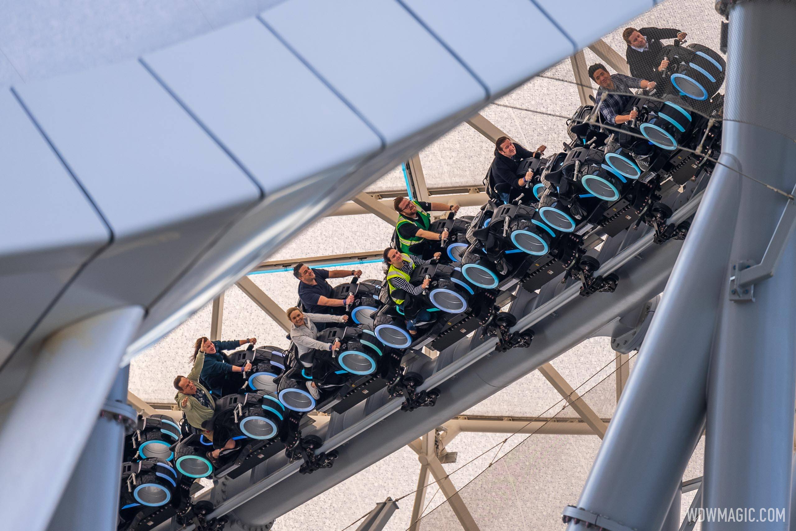 More riders experience TRON Lightcycle Run as previews near at Walt Disney World