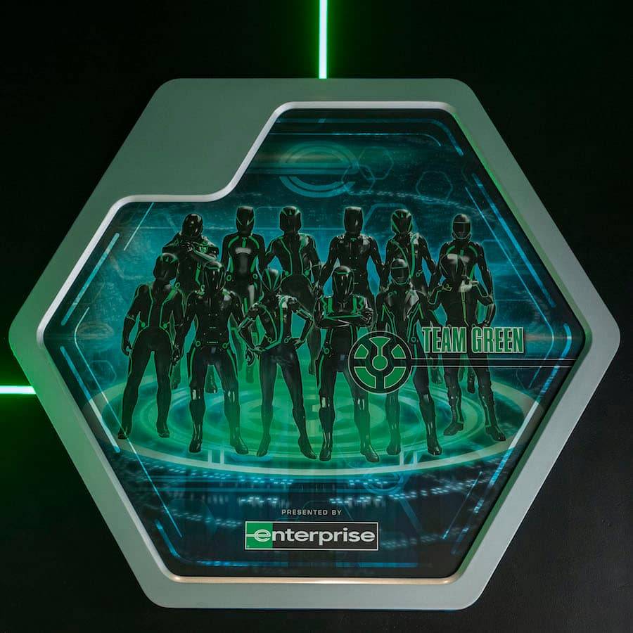 Disney reveals more details on the TRON Lightcycle Run Team Green post-show experience