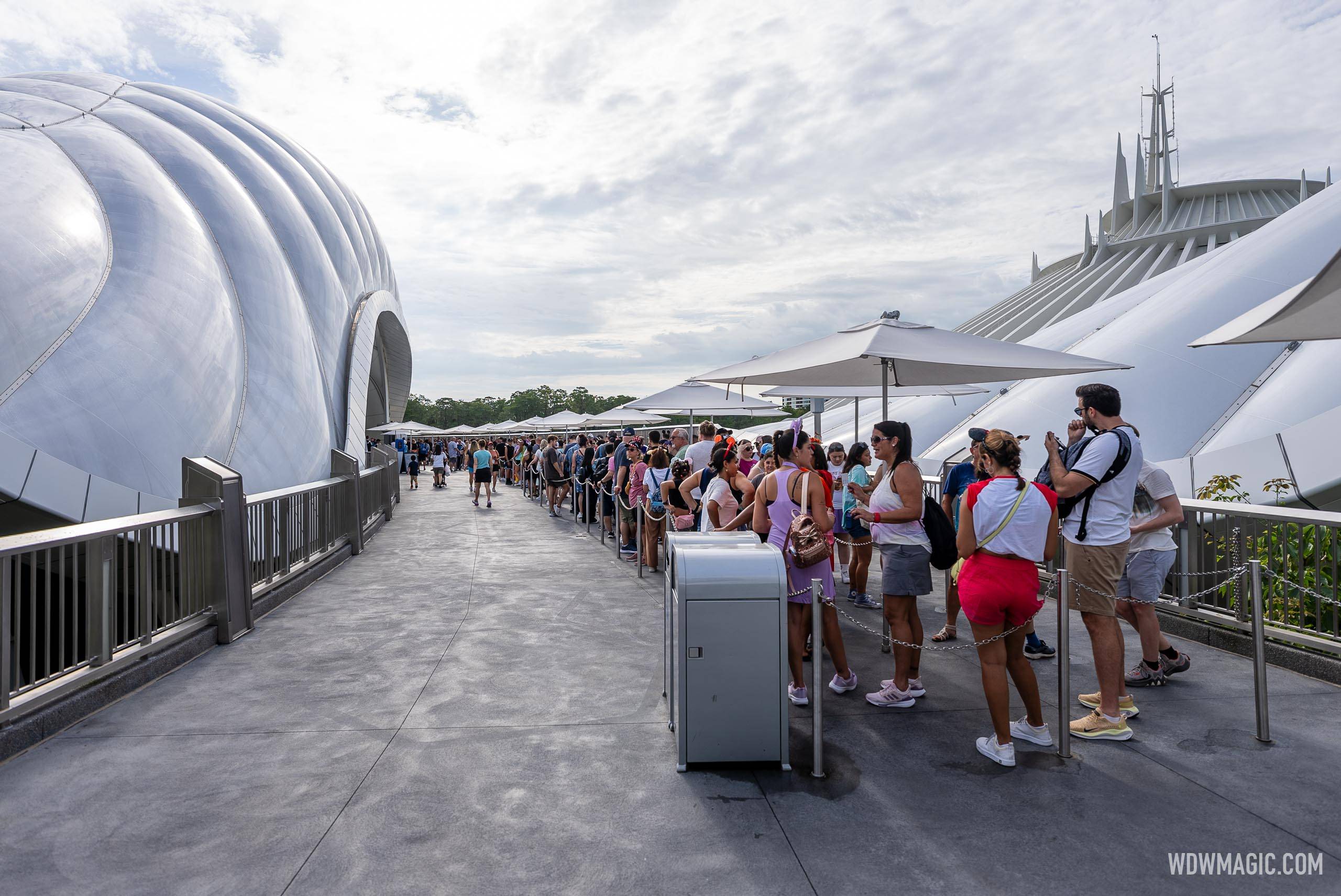 TRON Lightcycle Run Standby Line