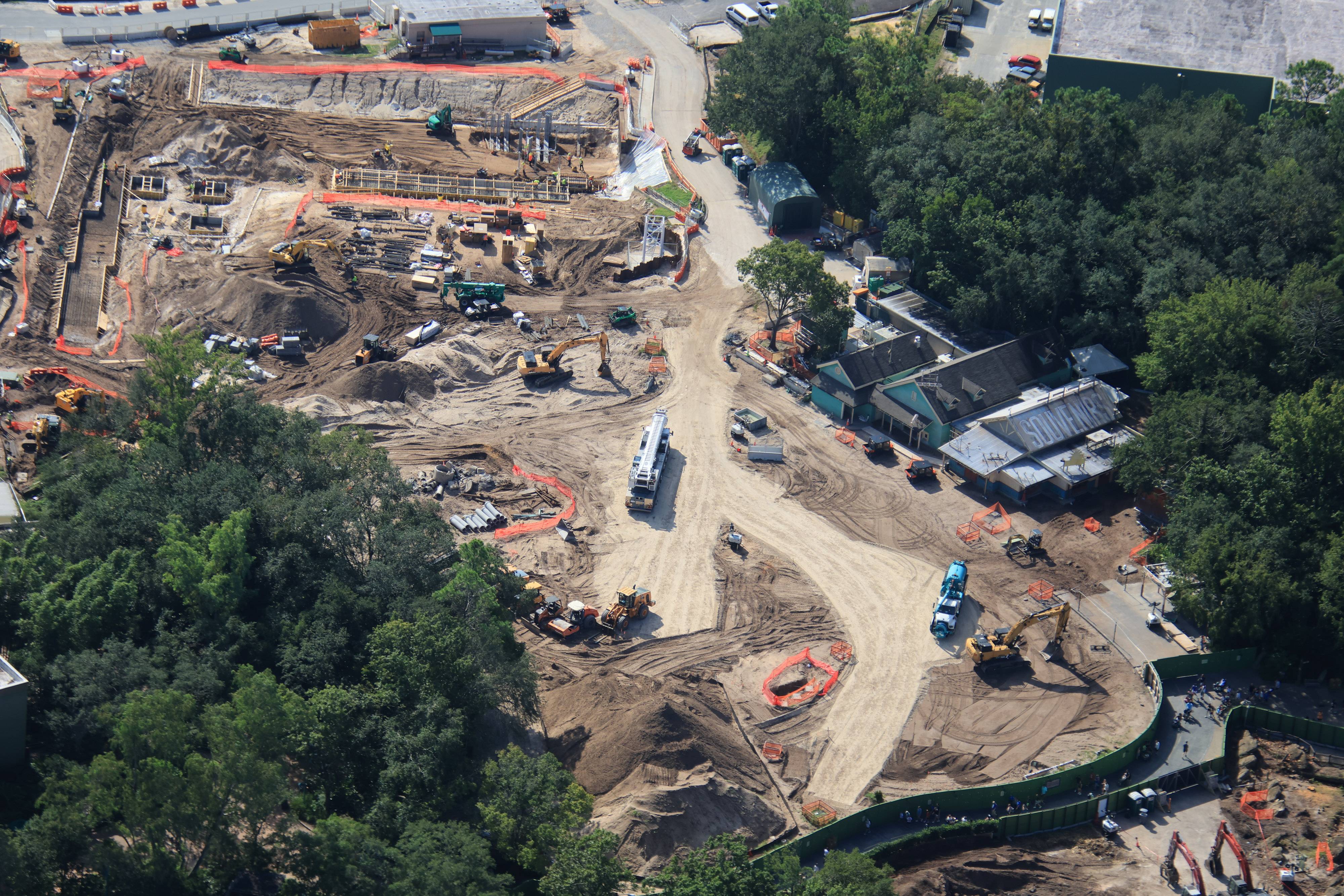 New Aerial Photos Reveal Boneyard Demolition and Encanto Attraction Foundation Work at Disney's Animal Kingdom