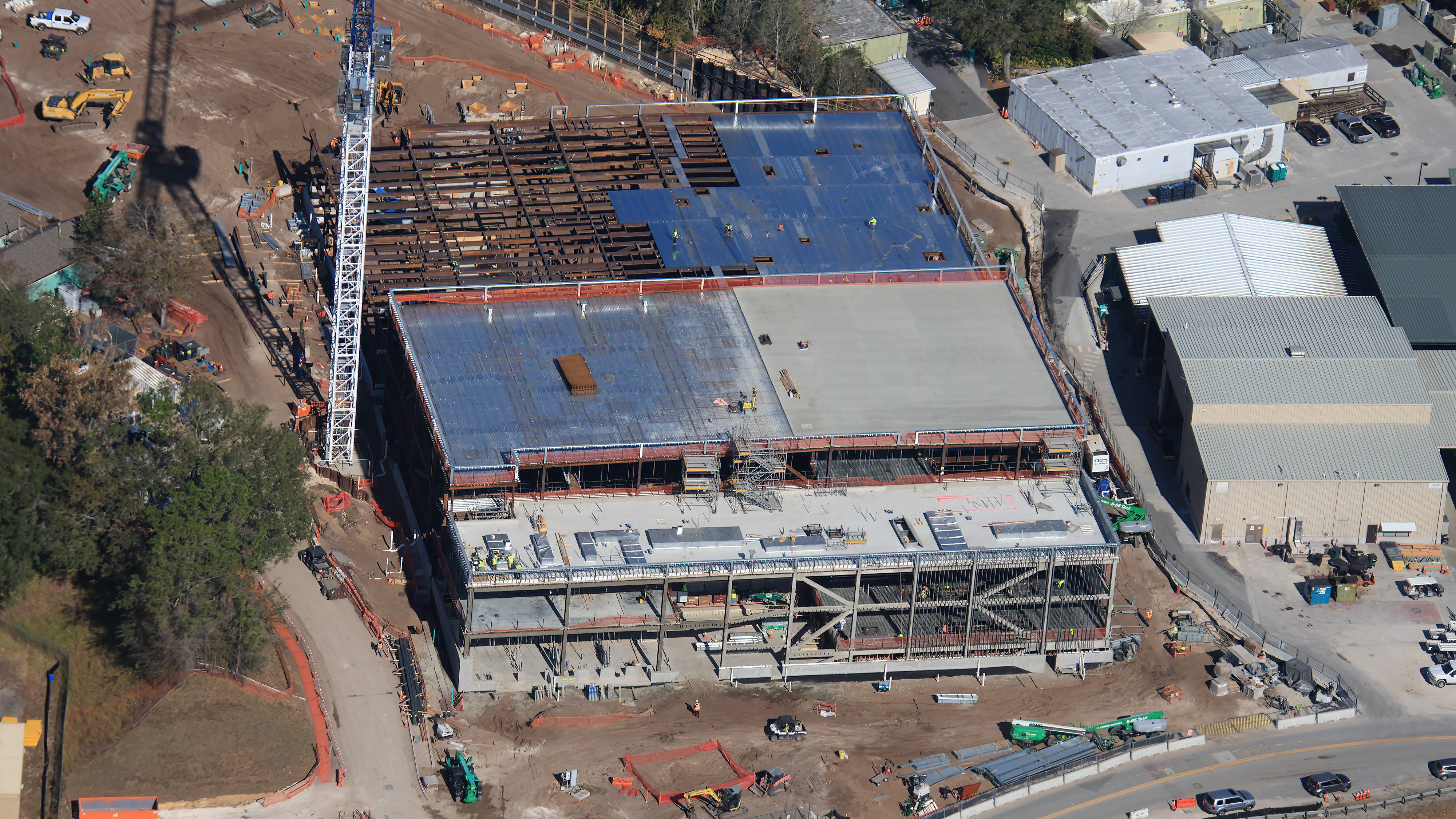 Encanto Attraction Construction - Aerial Views, February 15, 2025