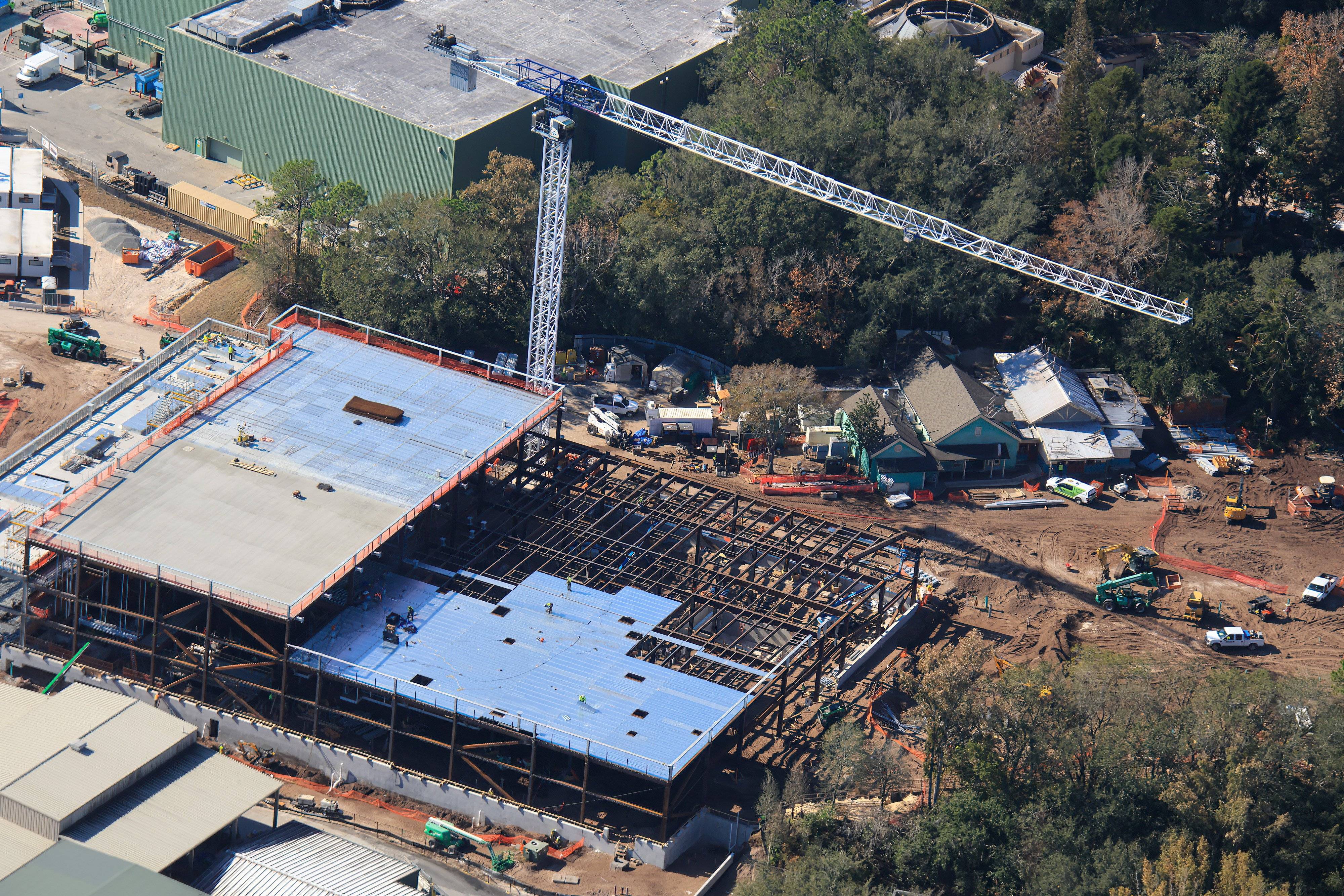 Encanto Attraction Construction - Aerial Views, February 15, 2025
