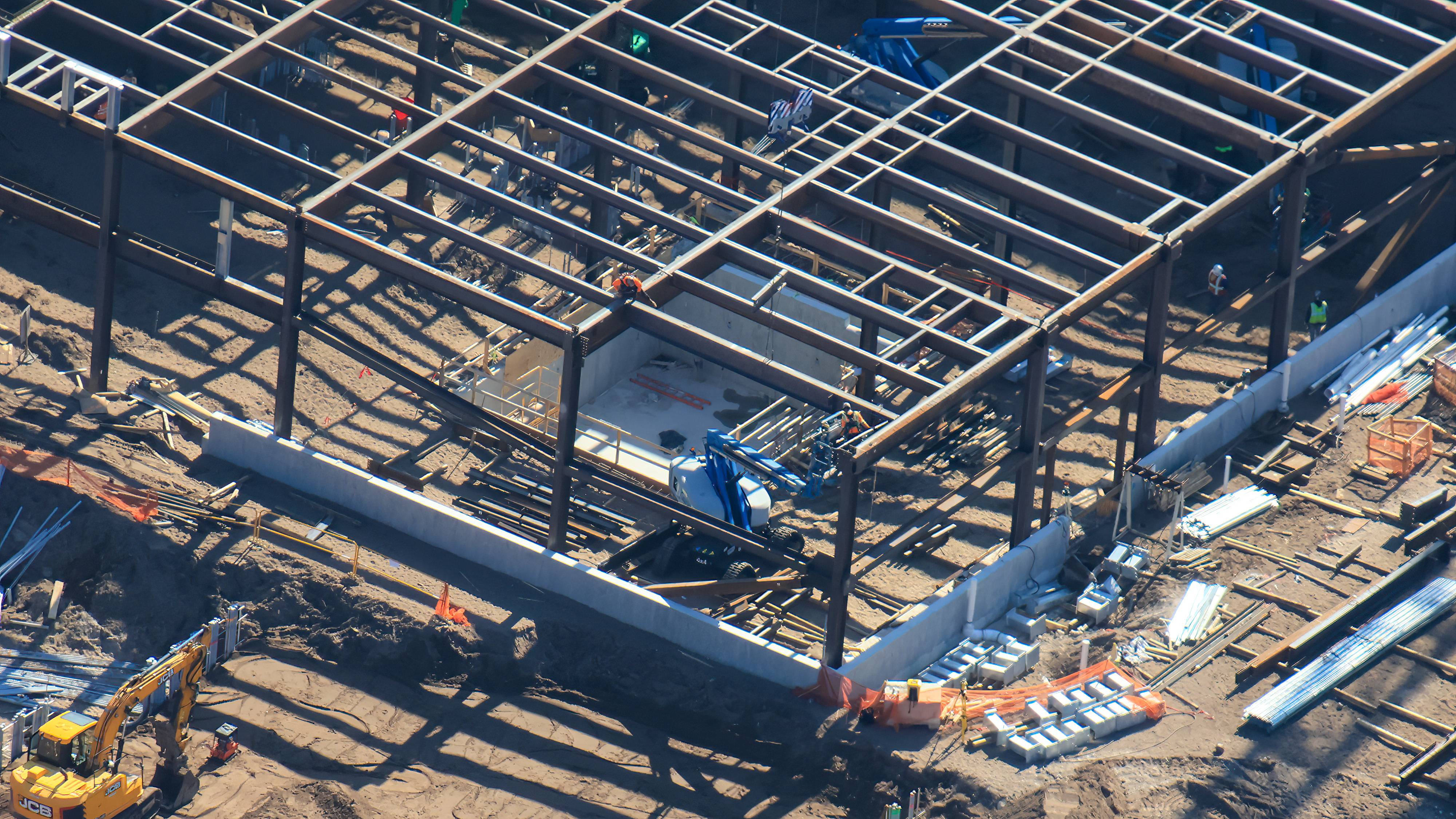 Encanto Attraction Construction - Aerial Views, February 15, 2025