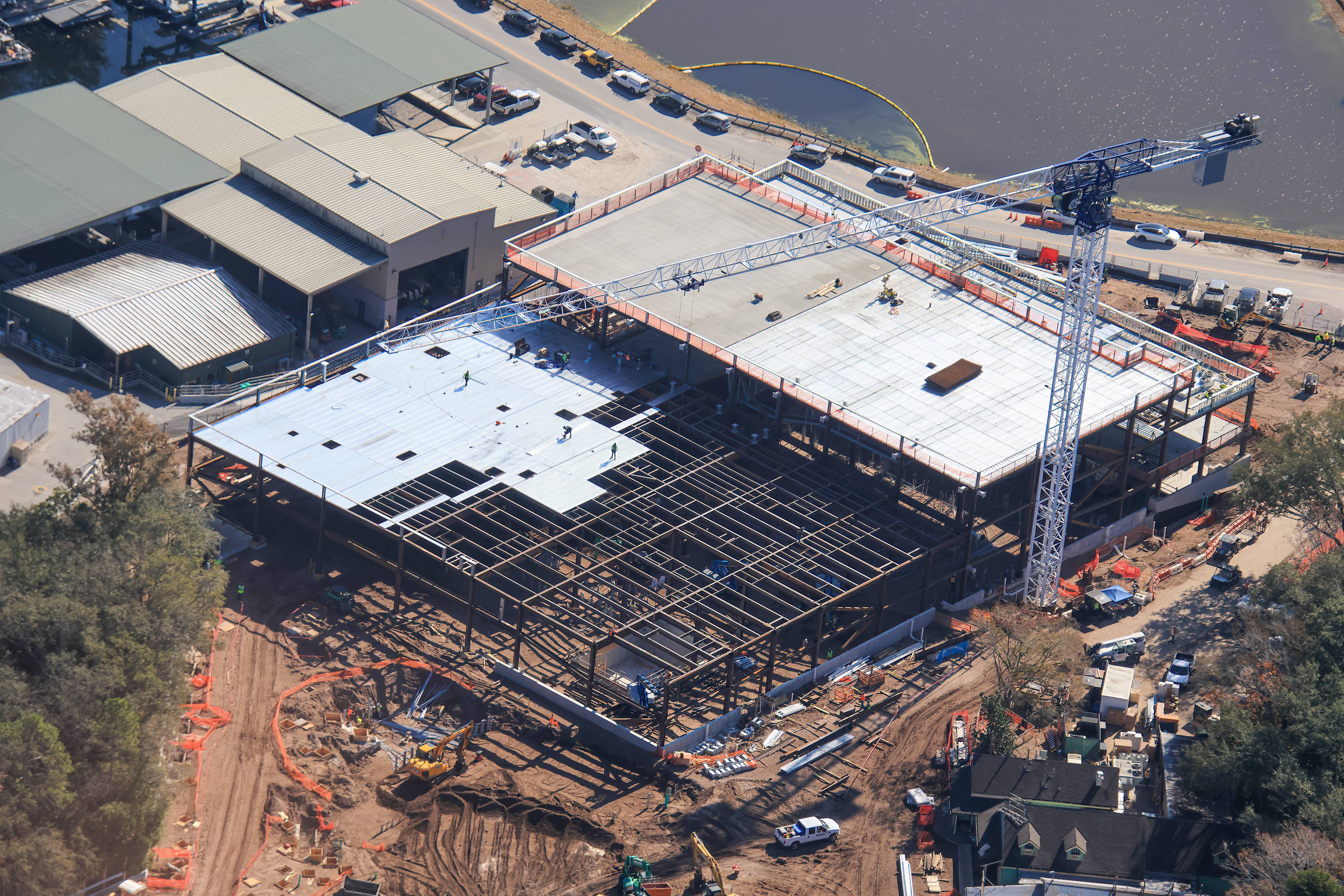 Encanto Attraction Construction - Aerial Views, February 15, 2025