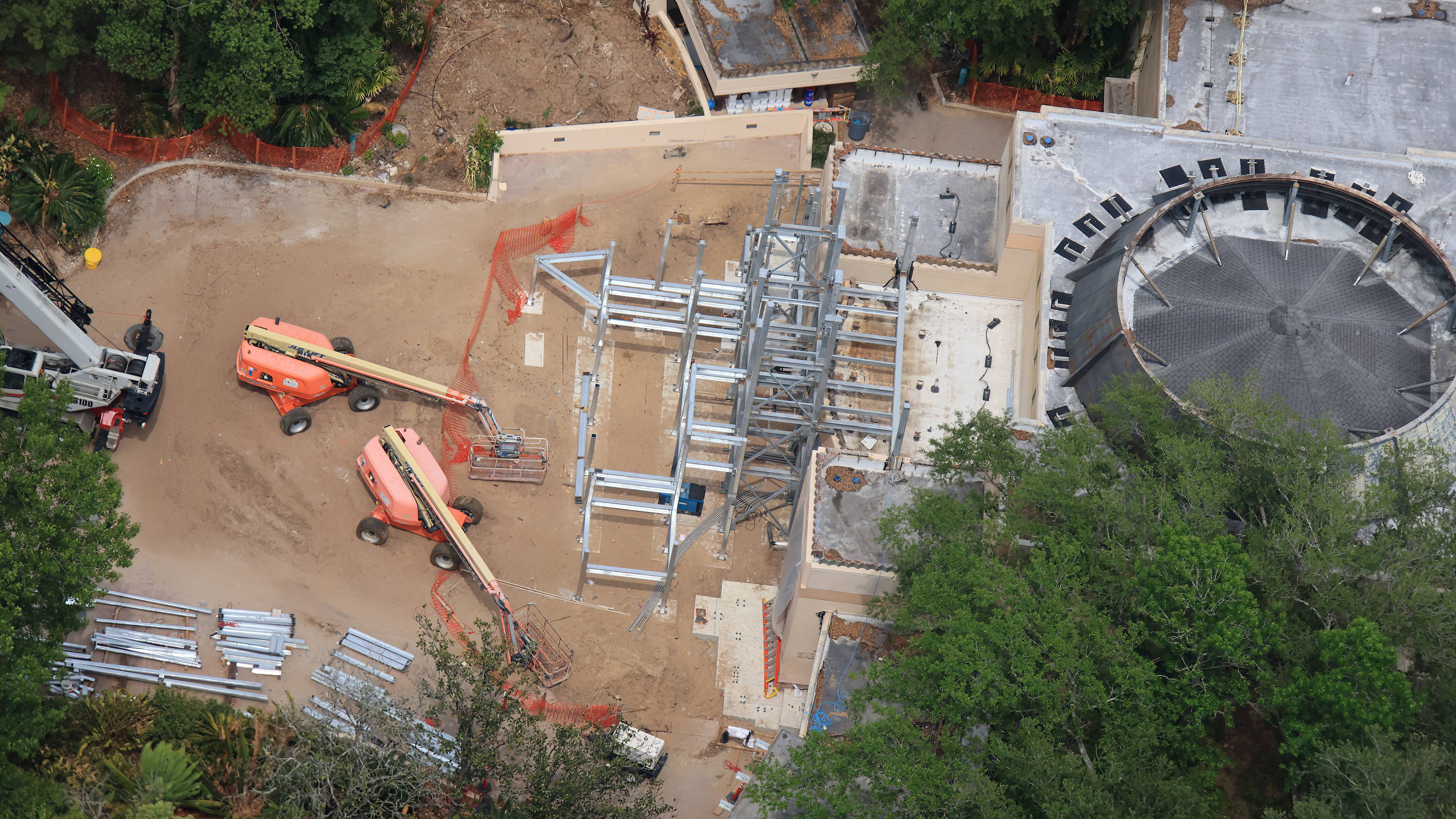 Indiana Jones Entrance Work