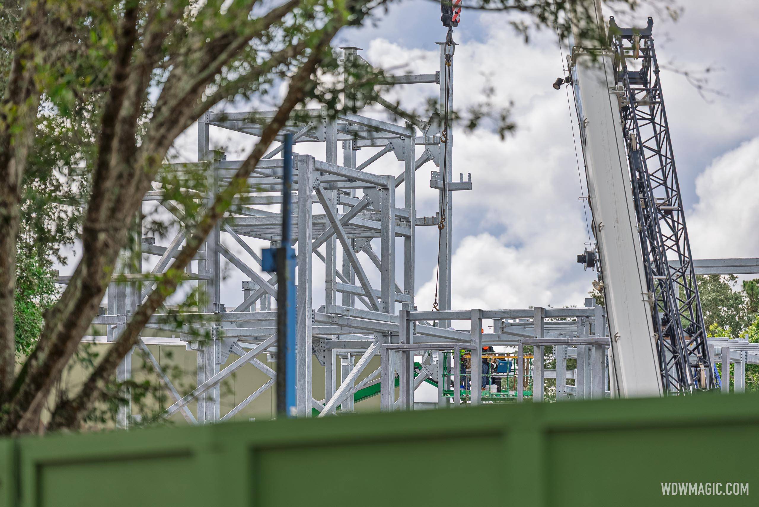 The Encanto casita steelwork
