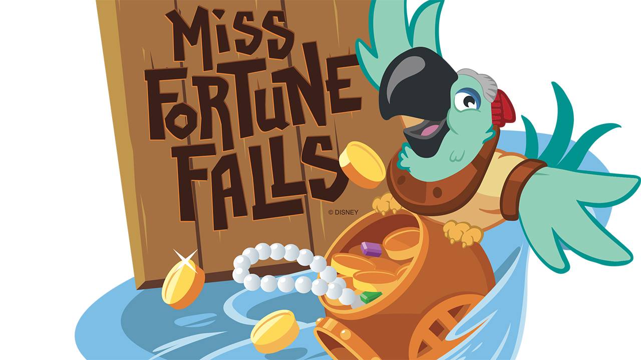 Typhoon Lagoon's new family raft ride to be named Miss Fortune Falls, opening Spring 2017