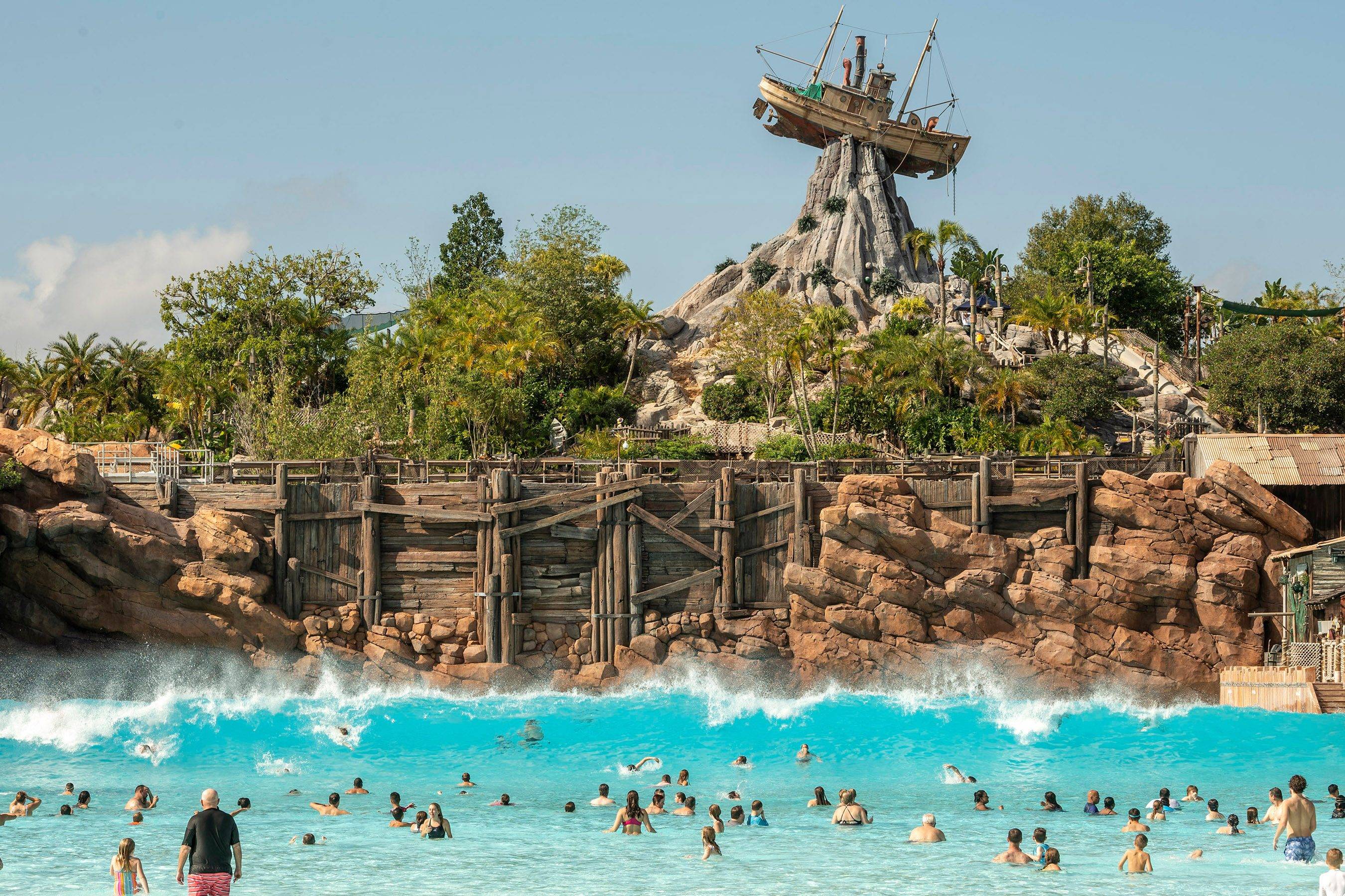 Lows today of 50F have closed Disney's Typhoon Lagoon water park