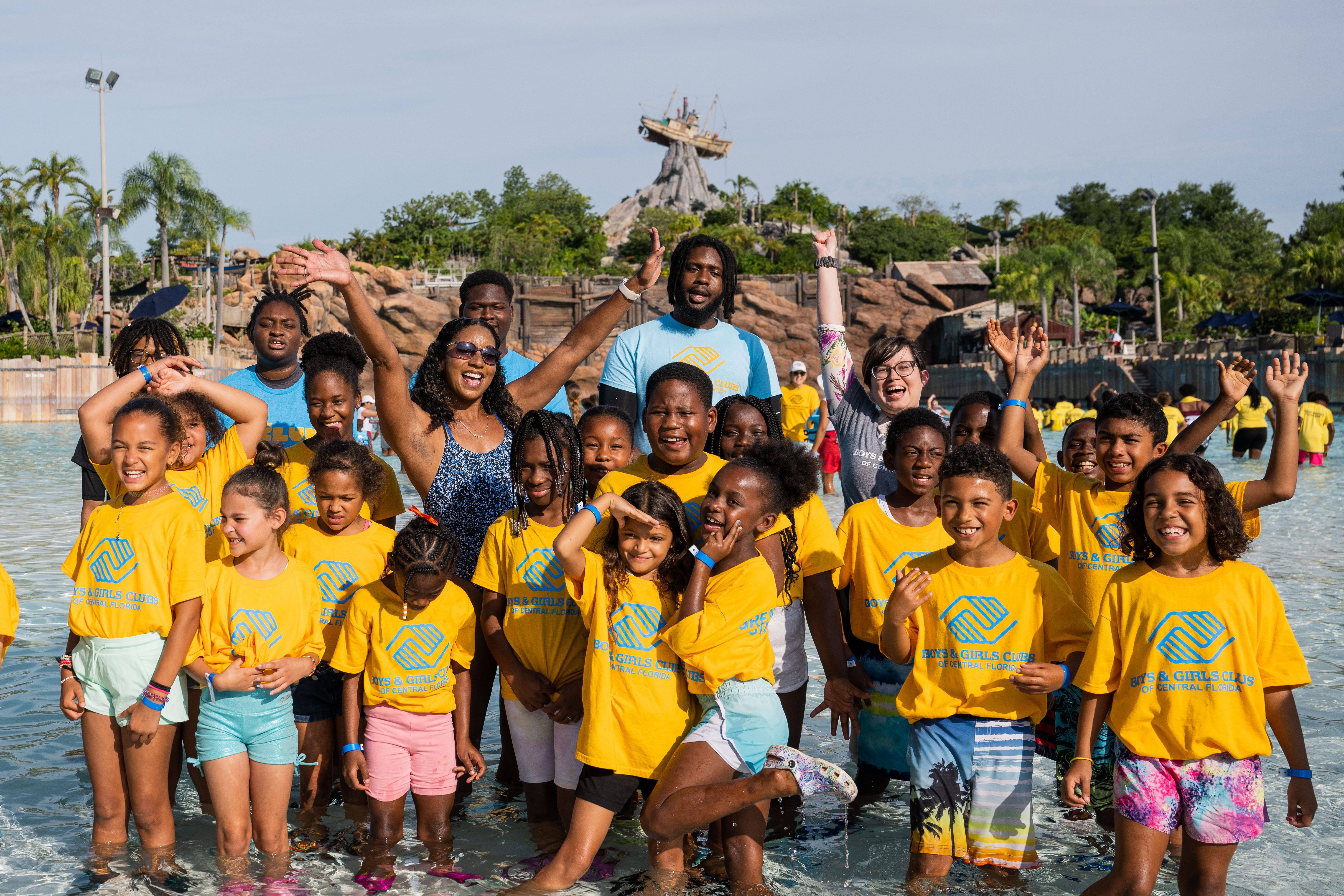 World's Largest Swimming Lesson Event at Disney's Typhoon Lagoon Water Park