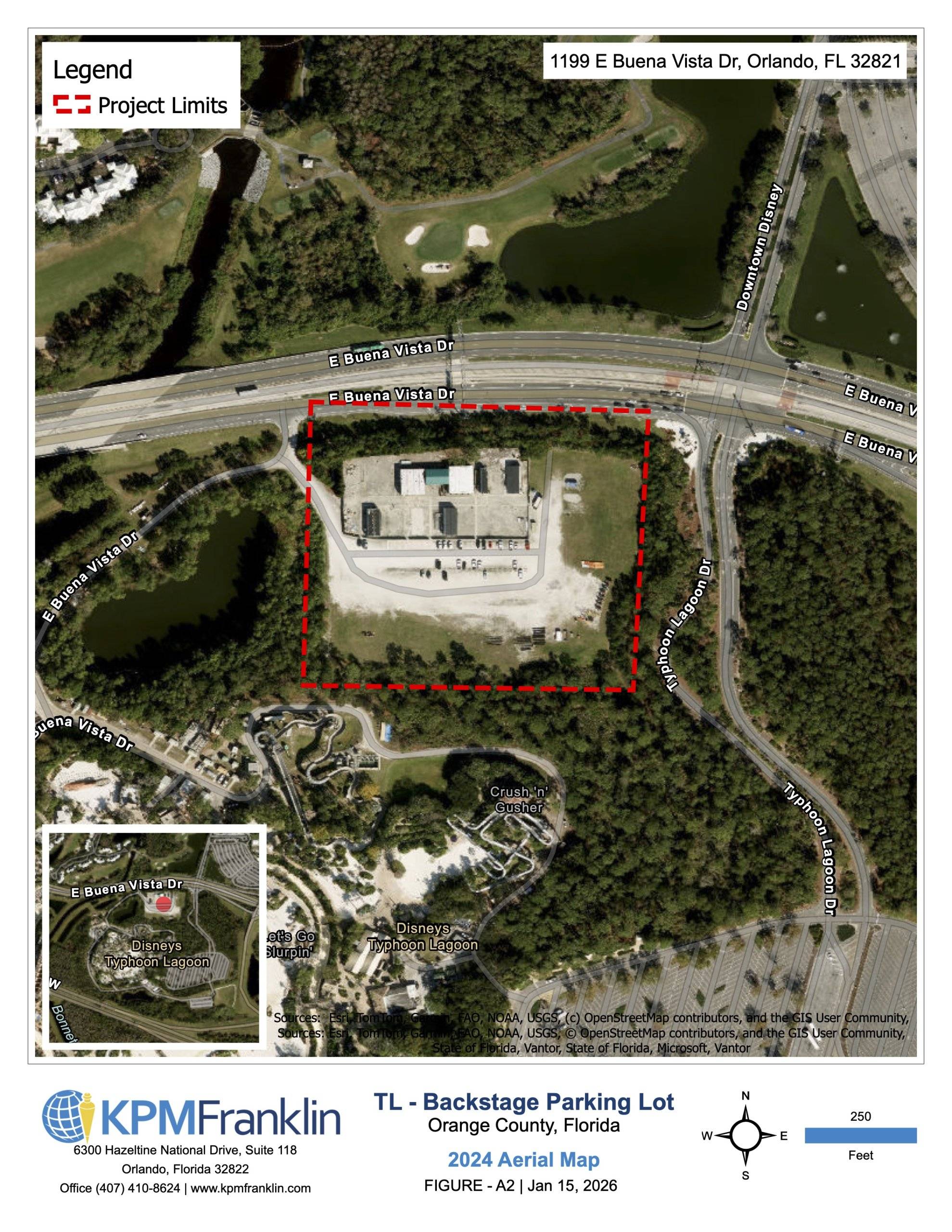 Typhoon Lagoon Backstage Parking Lot: Plans and Site Maps