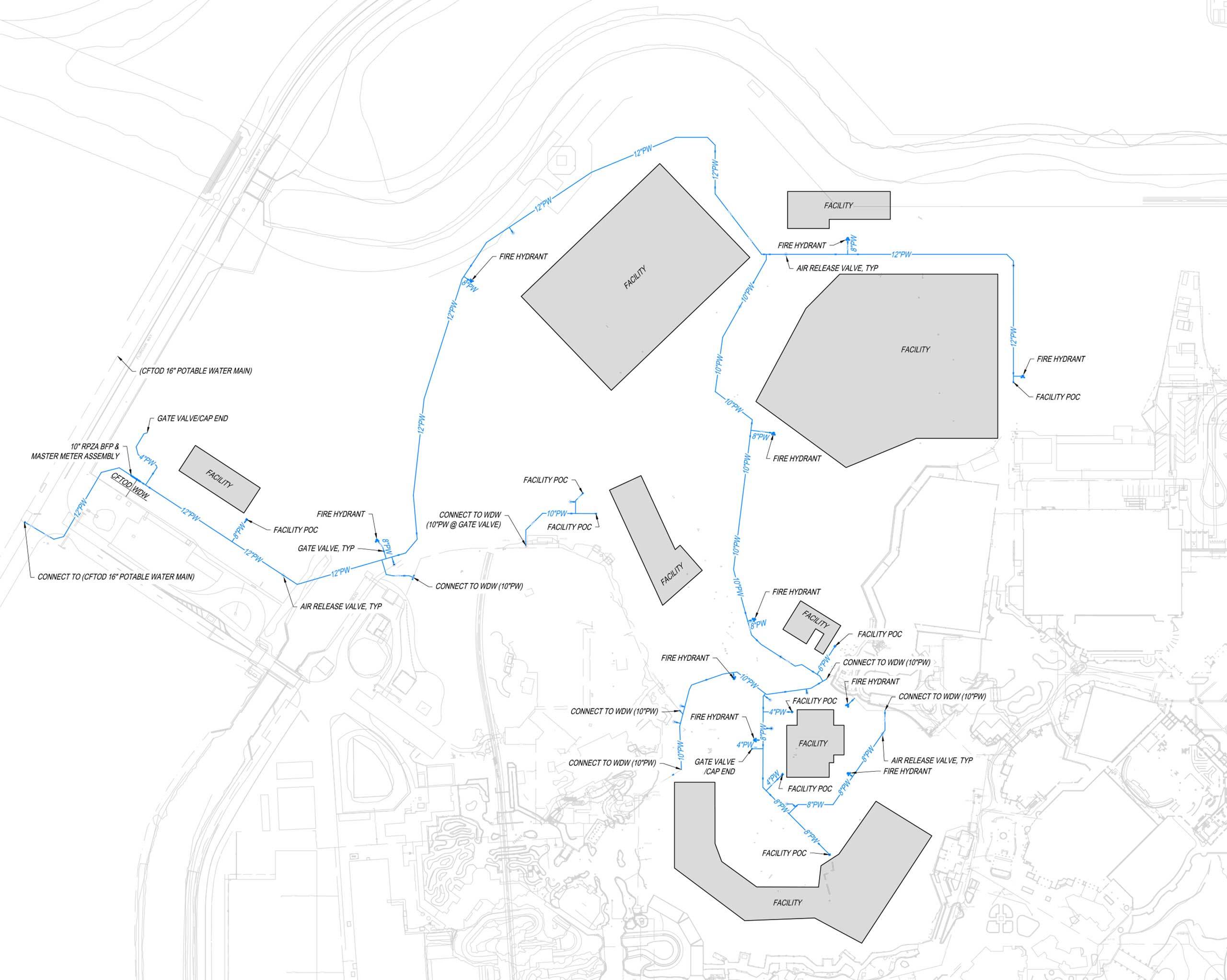 New plans - The building in the upper right corner is thought to be the dark ride