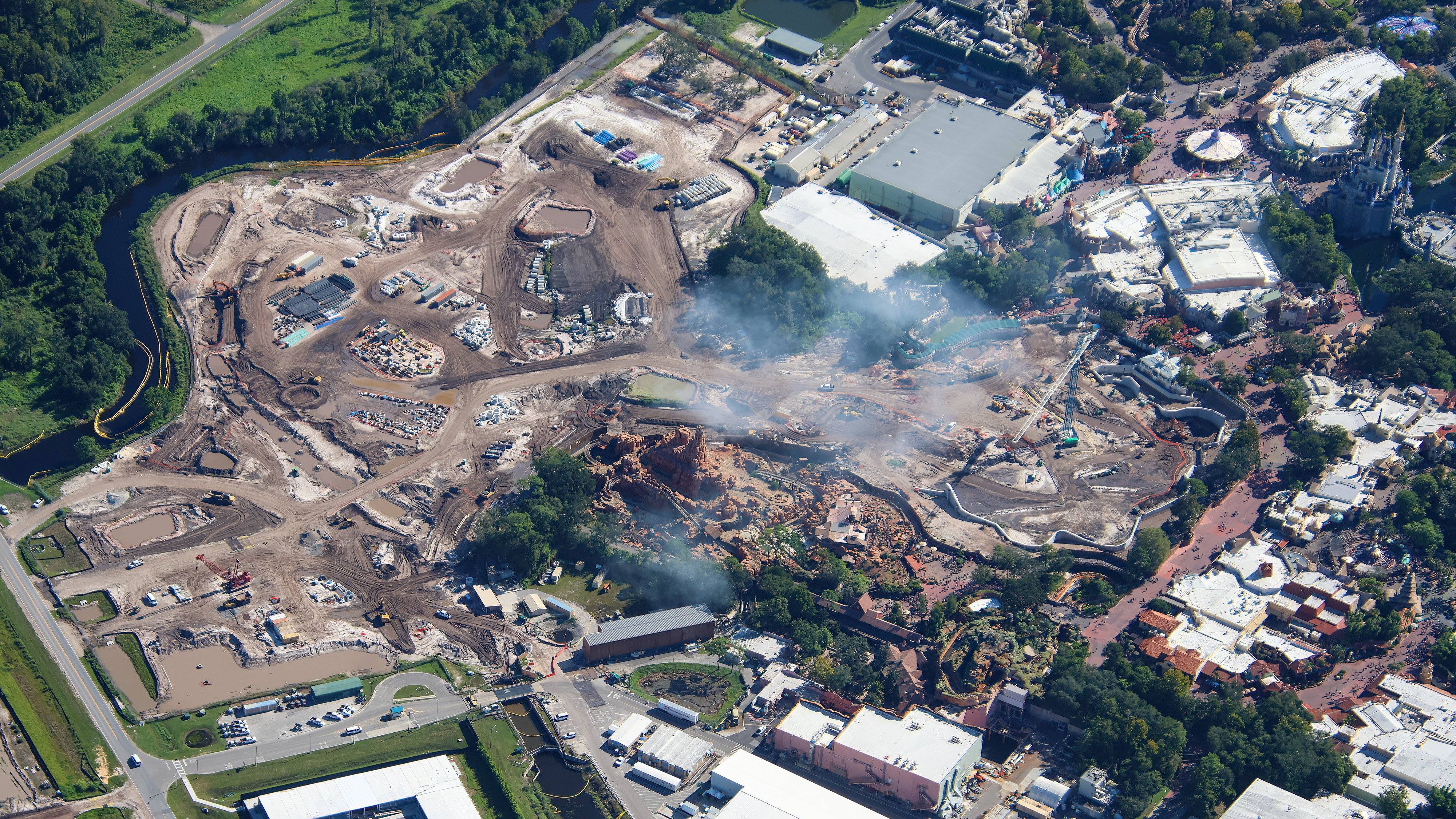 Villains Land at Magic Kingdom: Aerial Views of Construction - September 19 2026