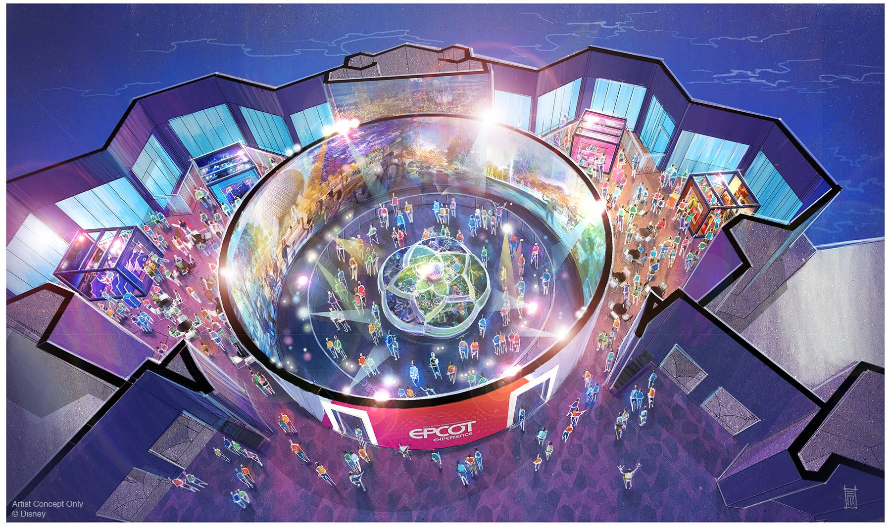 Walt Disney Imagineering presents the Epcot Experience concept art