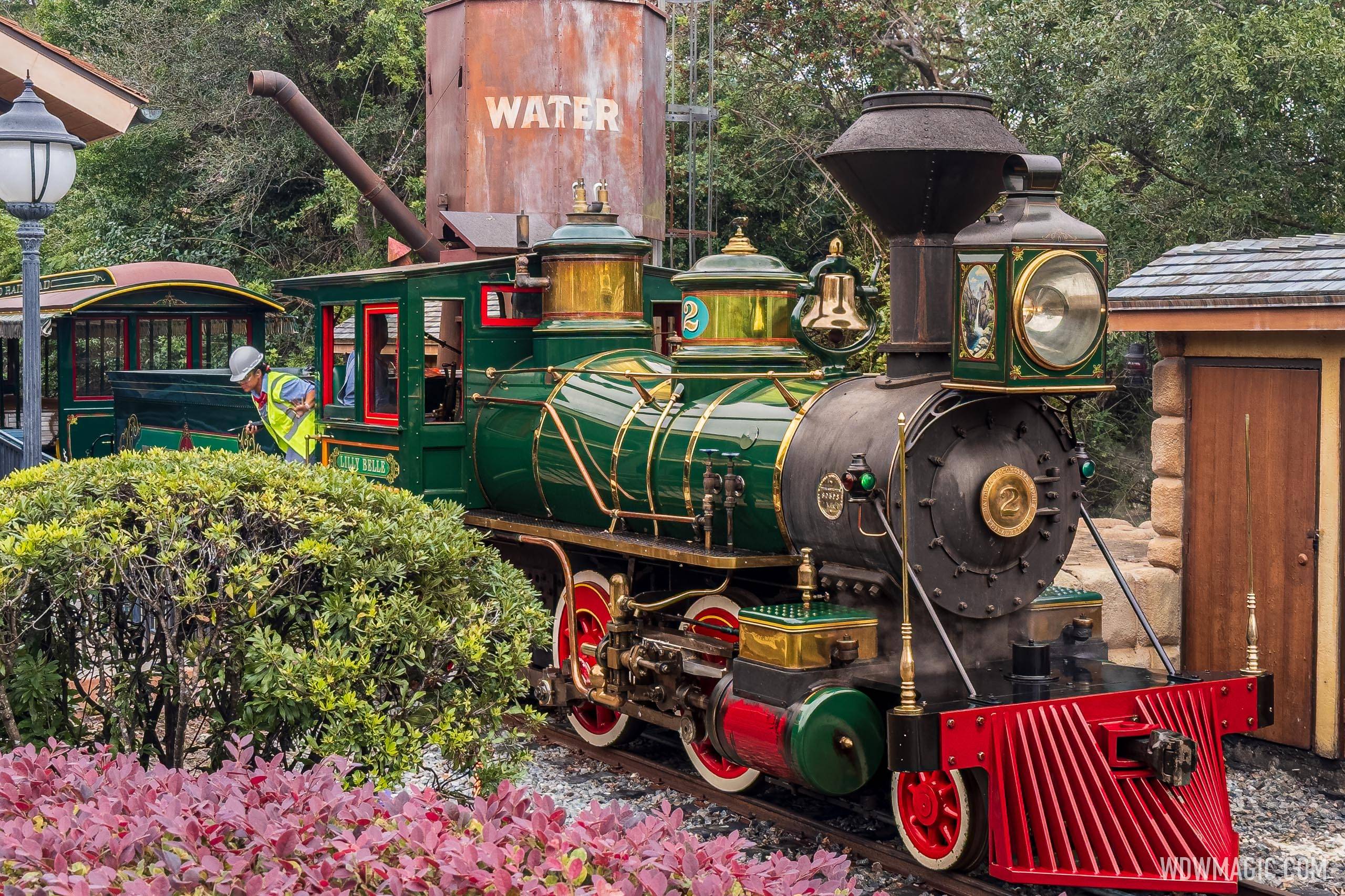 Walt Disney World Railroad 'Lilly Belle' Testing in the Magic