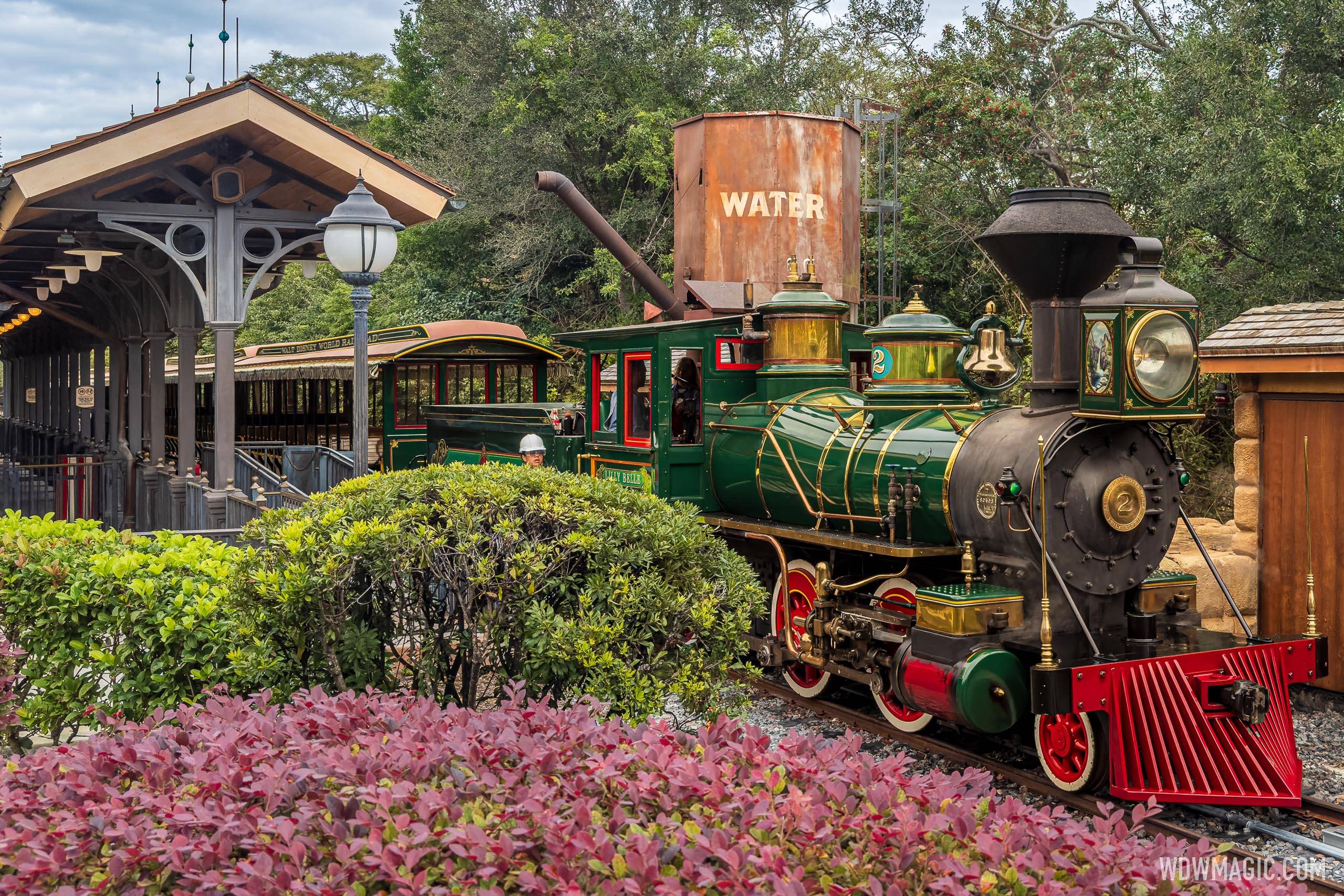The Walt Disney World Railroad returning to service earlier today
