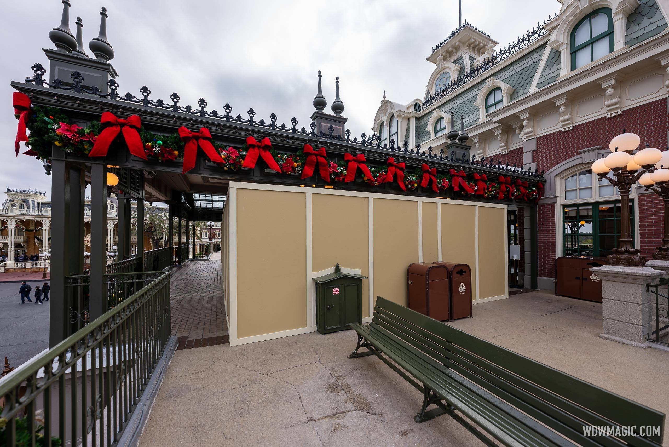 Walt Disney World Railroad Main Street U.S.A. Station Refurbishment - January 14, 2025