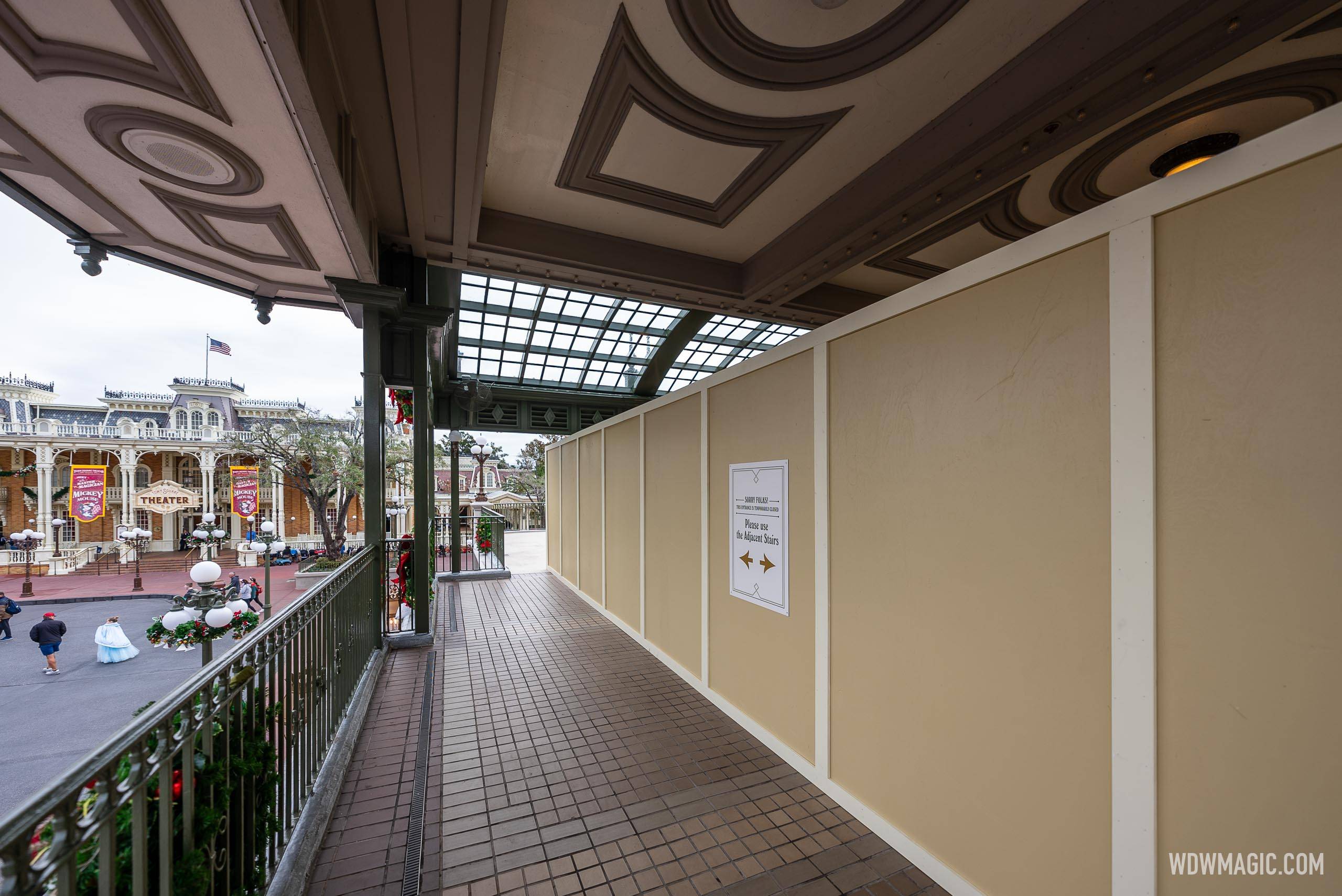 Walt Disney World Railroad Main Street U.S.A. Station Refurbishment - January 14, 2025