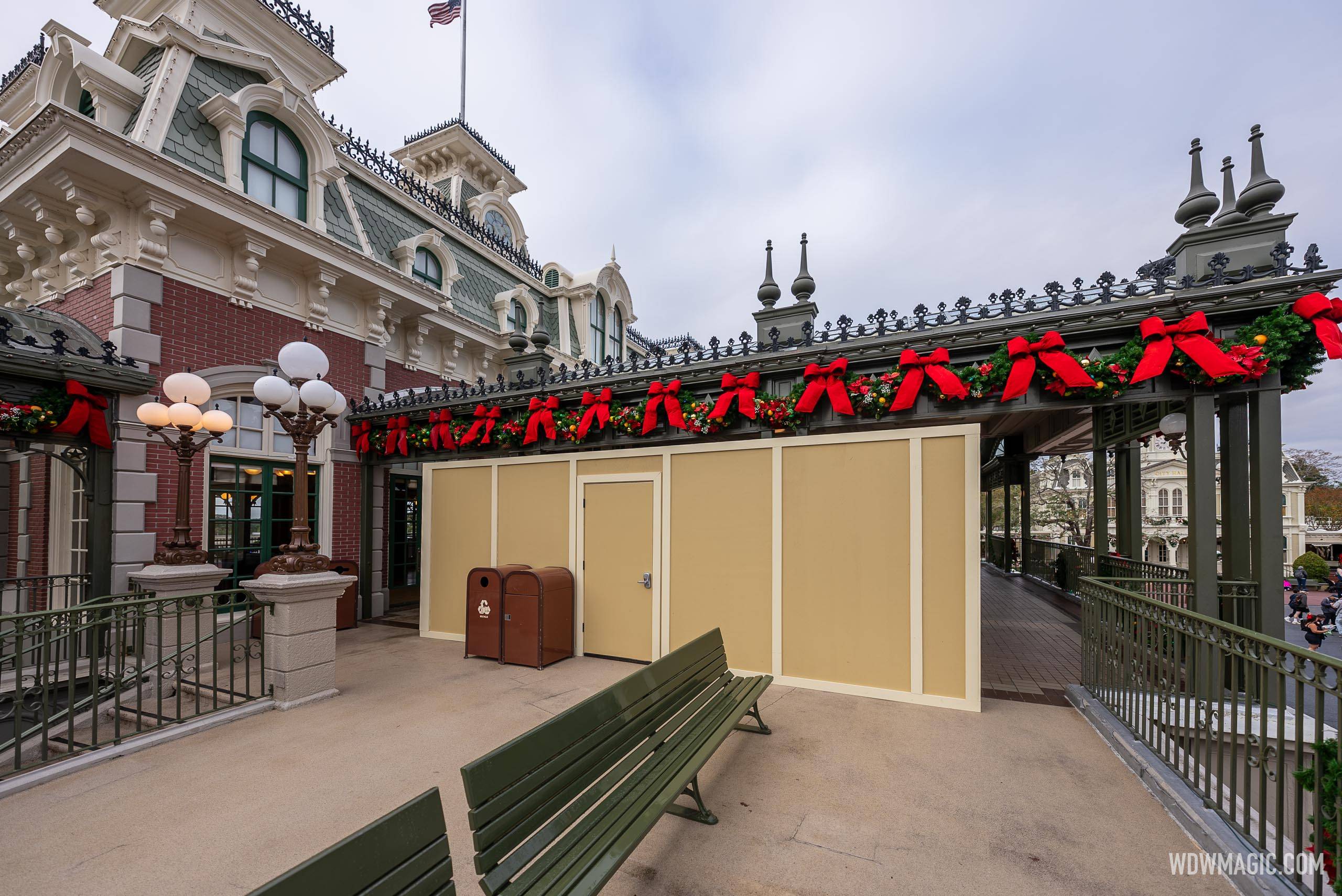 Walt Disney World Railroad Main Street U.S.A. Station Refurbishment - January 14, 2025