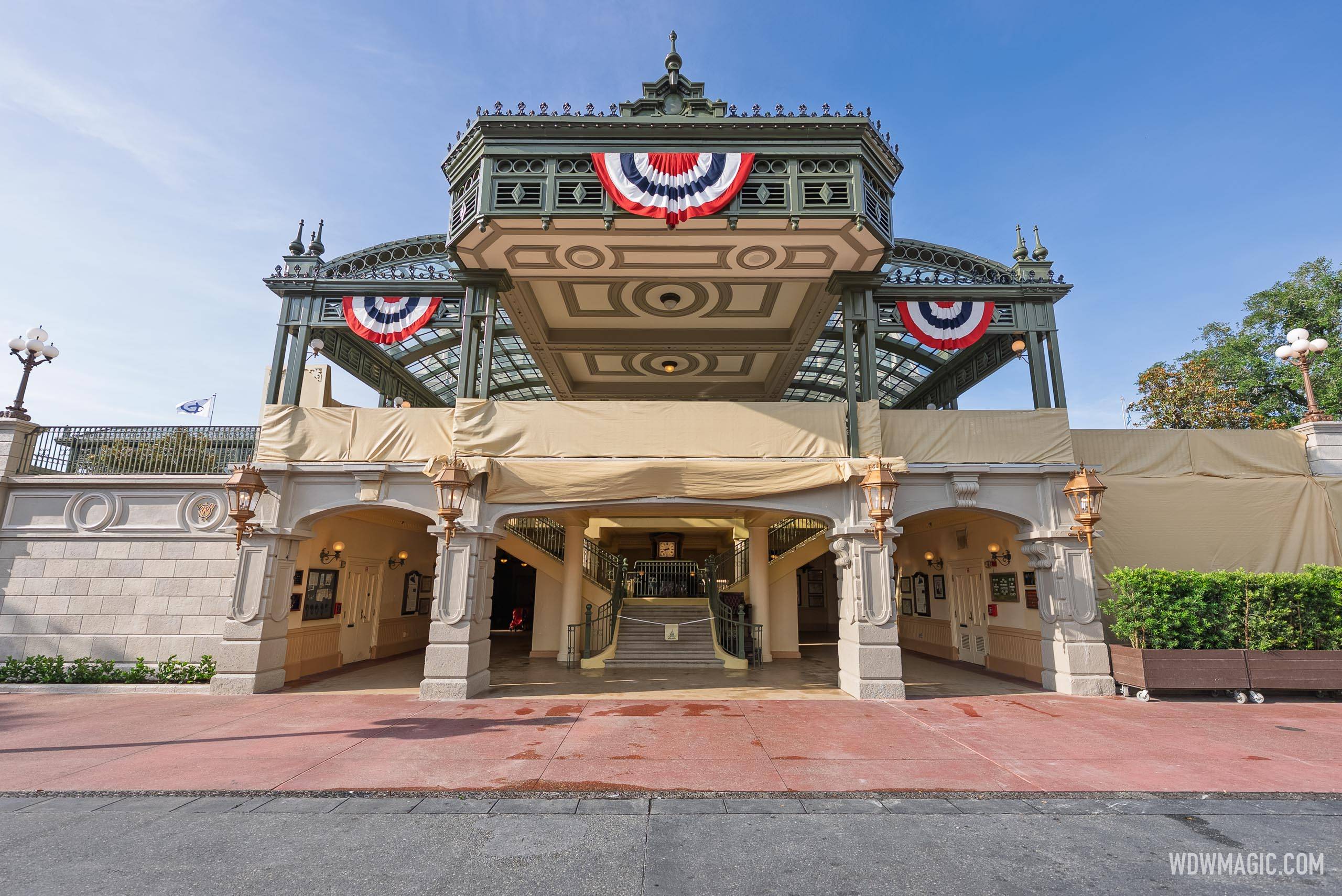 Walt Disney World Railroad Main Street U.S.A. Station Refurbishment - June 2025
