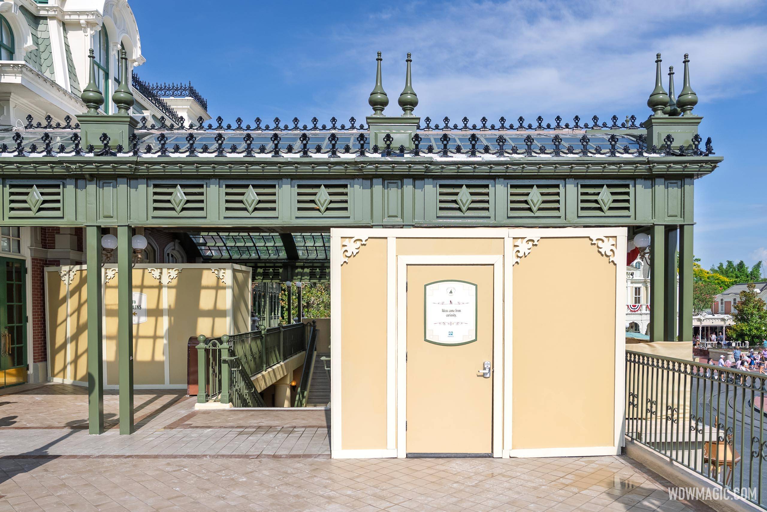 Walt Disney World Railroad Main Street U.S.A. Station Refurbishment - June 2025