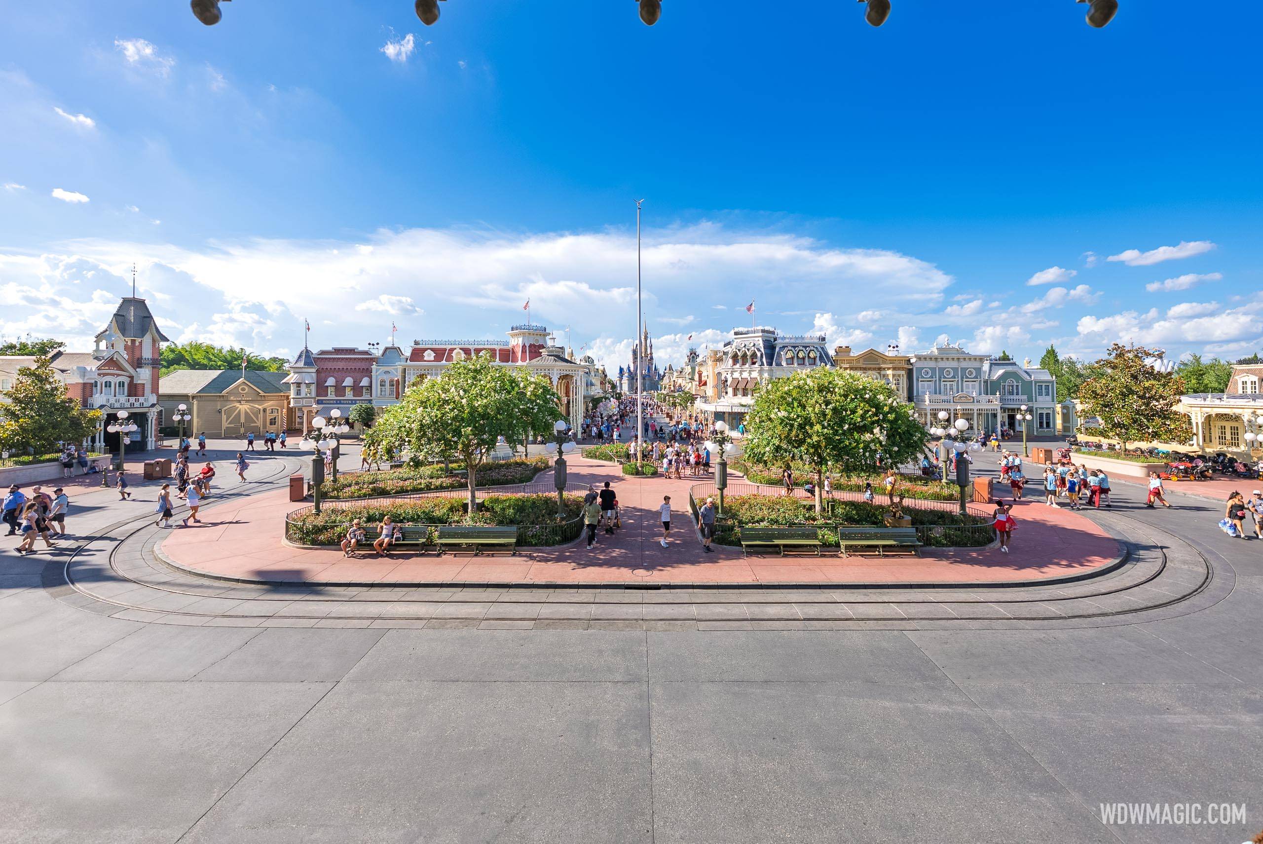 Magic Kingdom Railroad Station Balcony Reopens with Fresh Paint and New Flooring