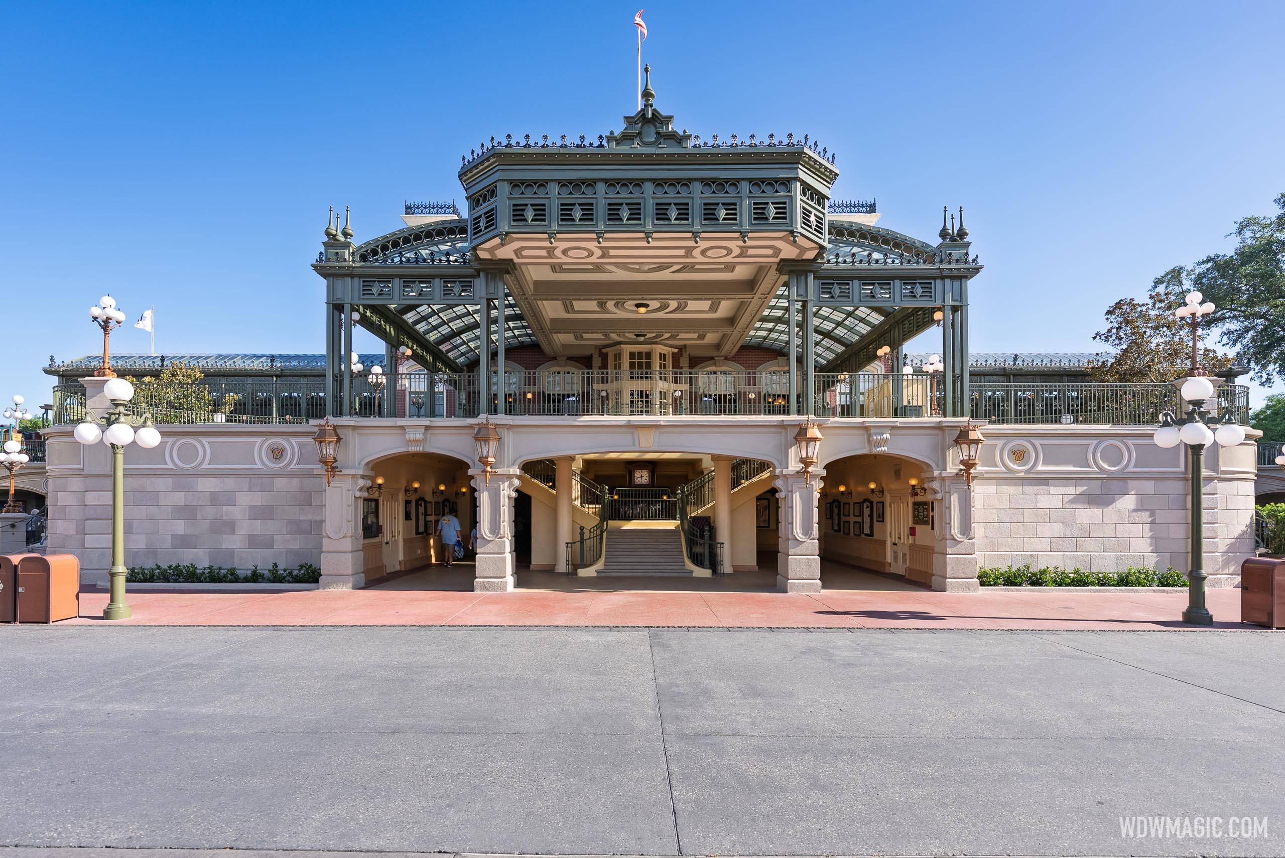 Magic Kingdom Railroad Station Balcony Reopens with Fresh Paint and New Flooring