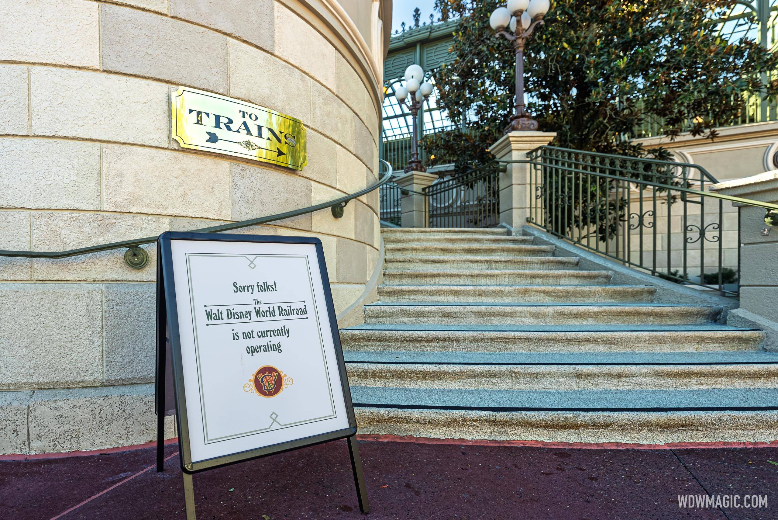 Walt Disney World Railroad Update: Main Street Station Track Being Replaced
