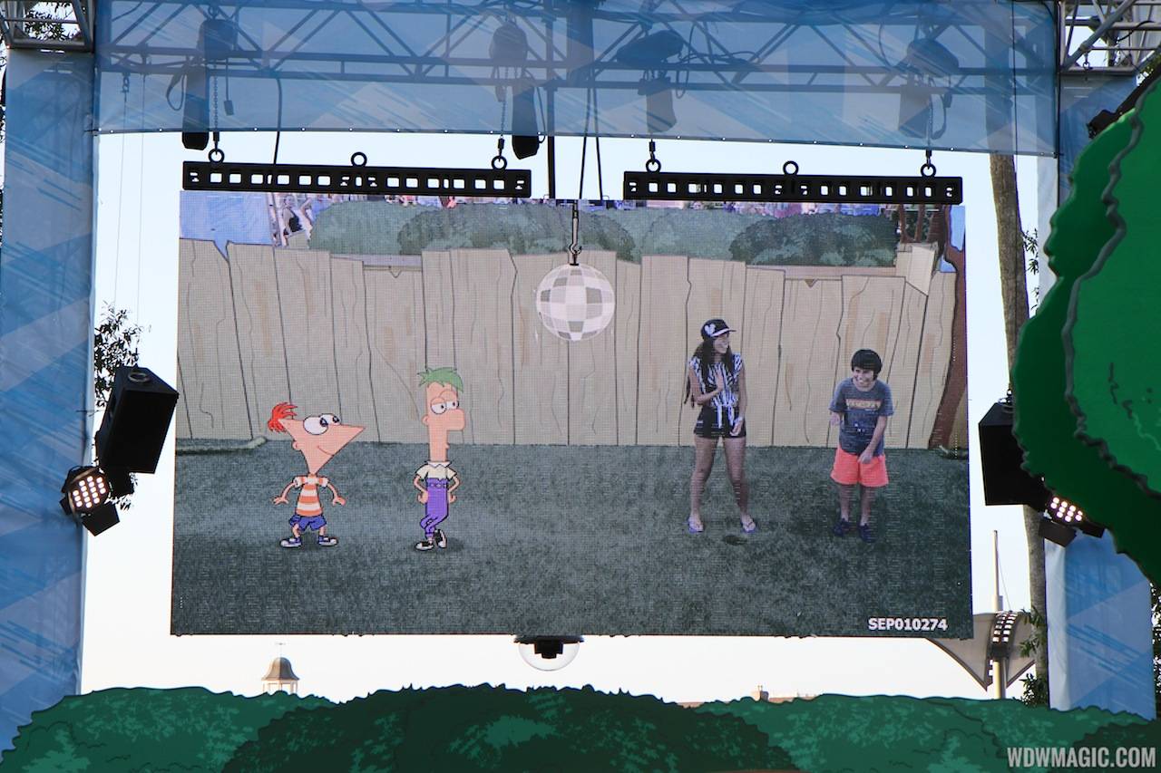 'Phineas and Ferb and YOU A Brand New Reality' opening day