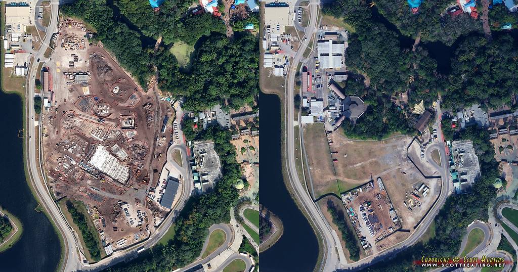PHOTOS - Aerial views of the AVATAR land construction at Disney's Animal Kingdom