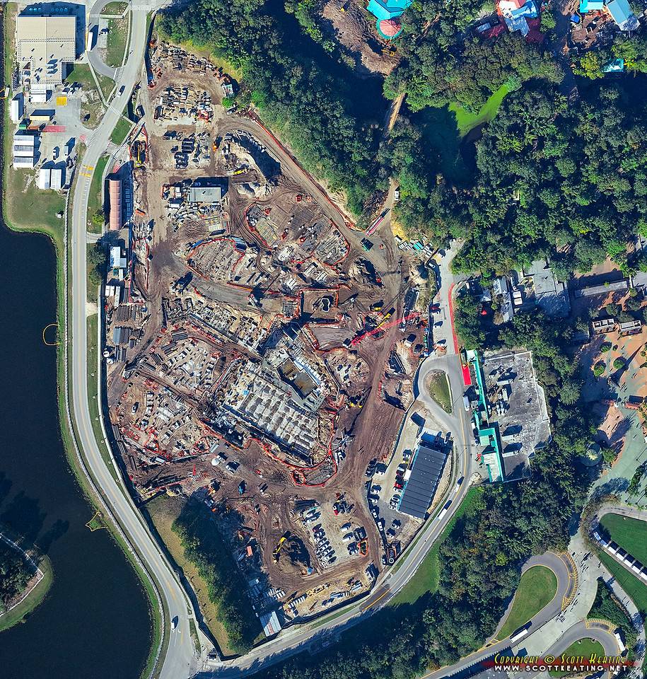 AVATAR under construction at Disney's Animal Kingdom