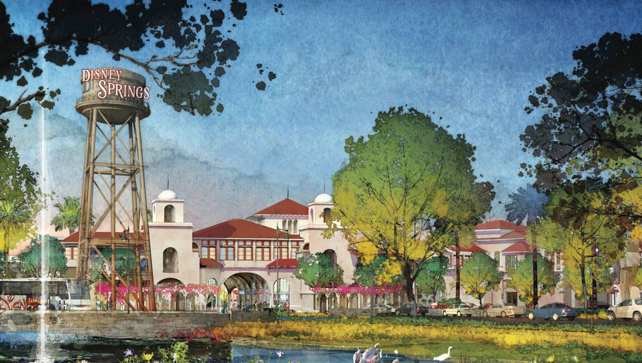 Disney Springs - Town Center and The Landing concept art