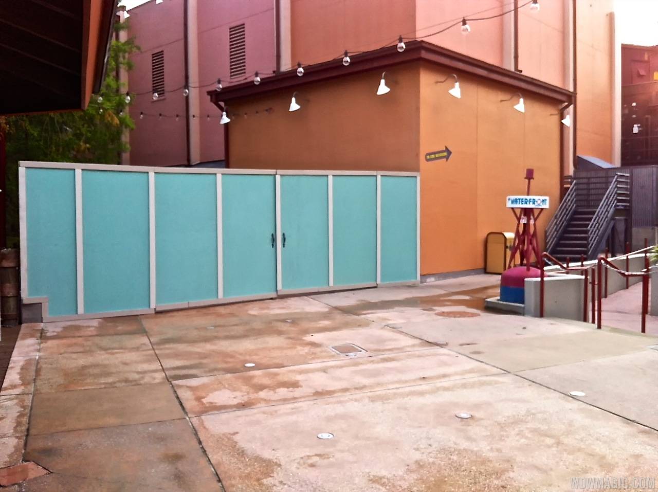 More Disney Springs construction walls