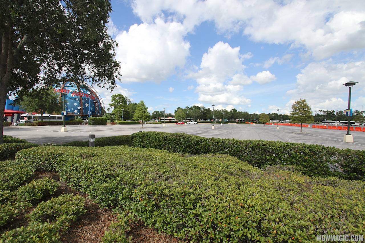 PHOTOS - Parking Lot H closes at Downtown Disney for Disney Springs construction