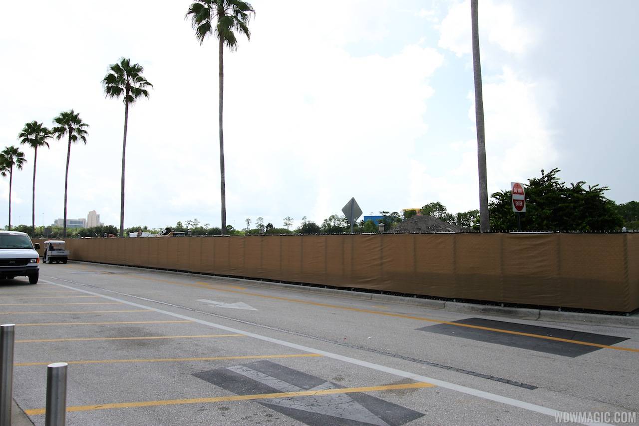PHOTOS - Closed parking lots at Downtown Disney now being removed
